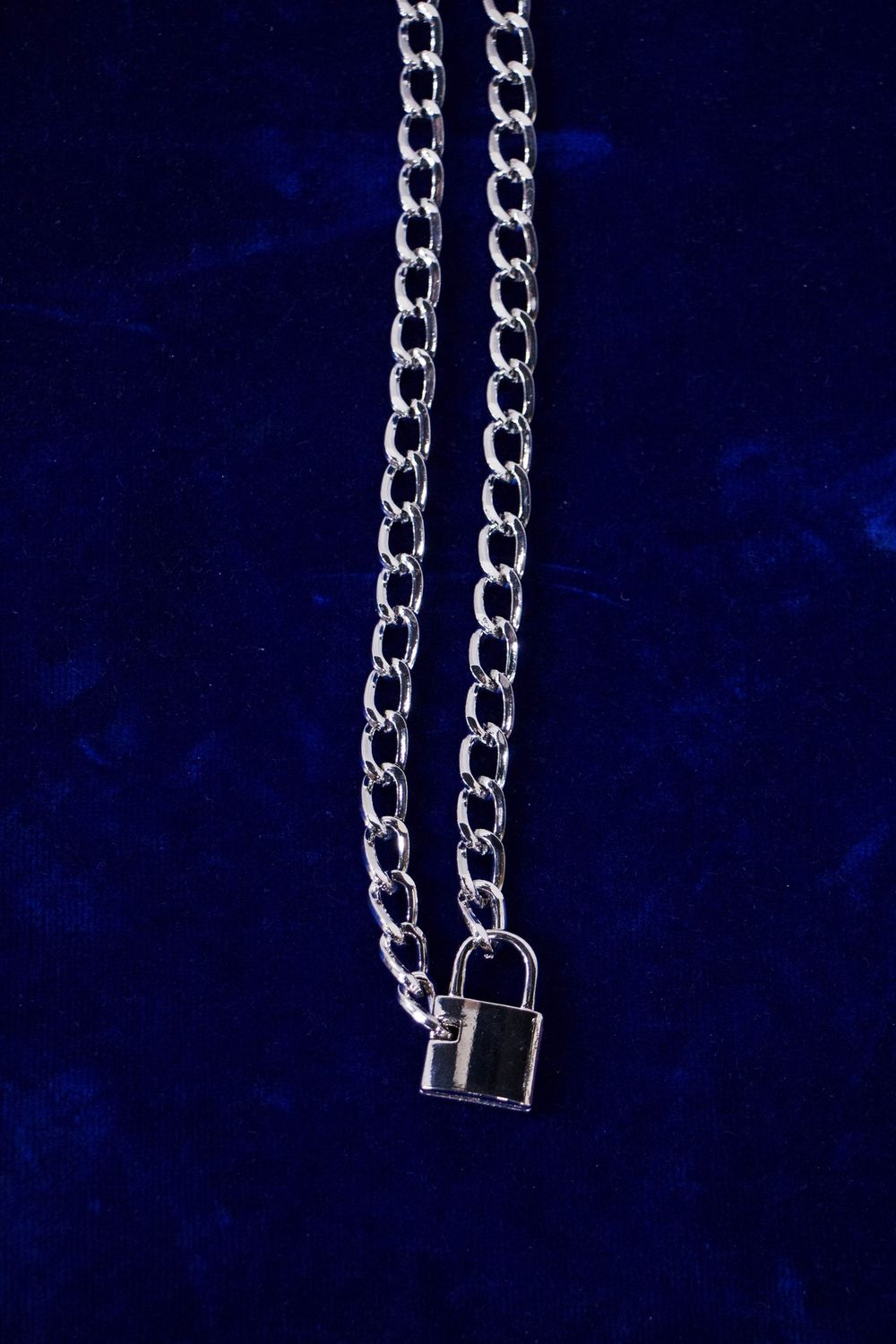 Antique Rhodium W/ Lock &amp; Key Necklace