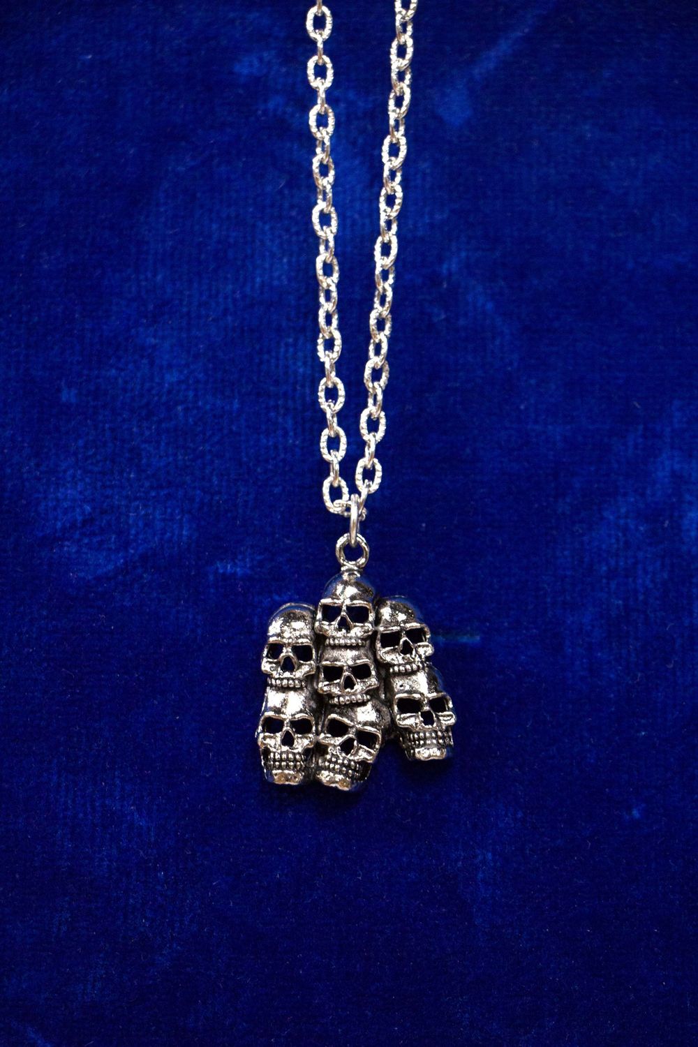 Skull Pile Necklace