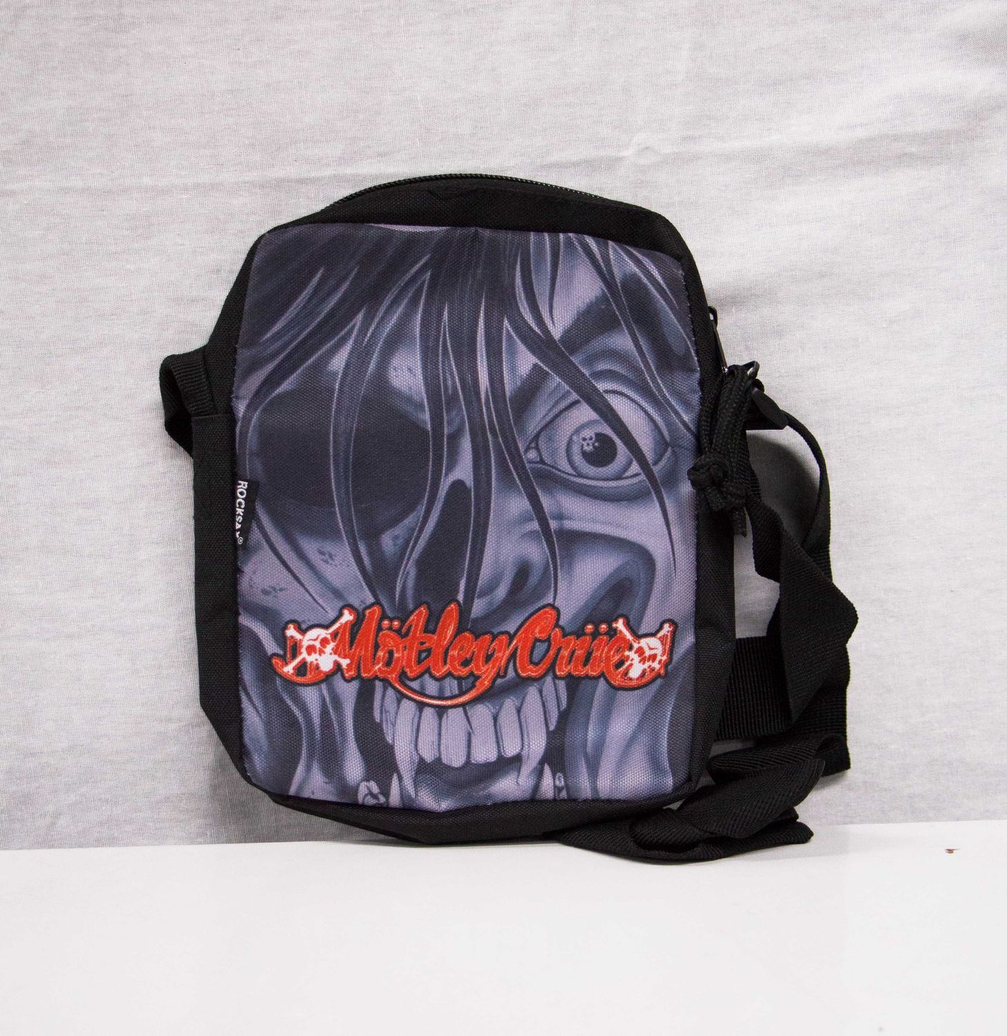 Motley Crue Dr Feelgood Face Crossbody Bag