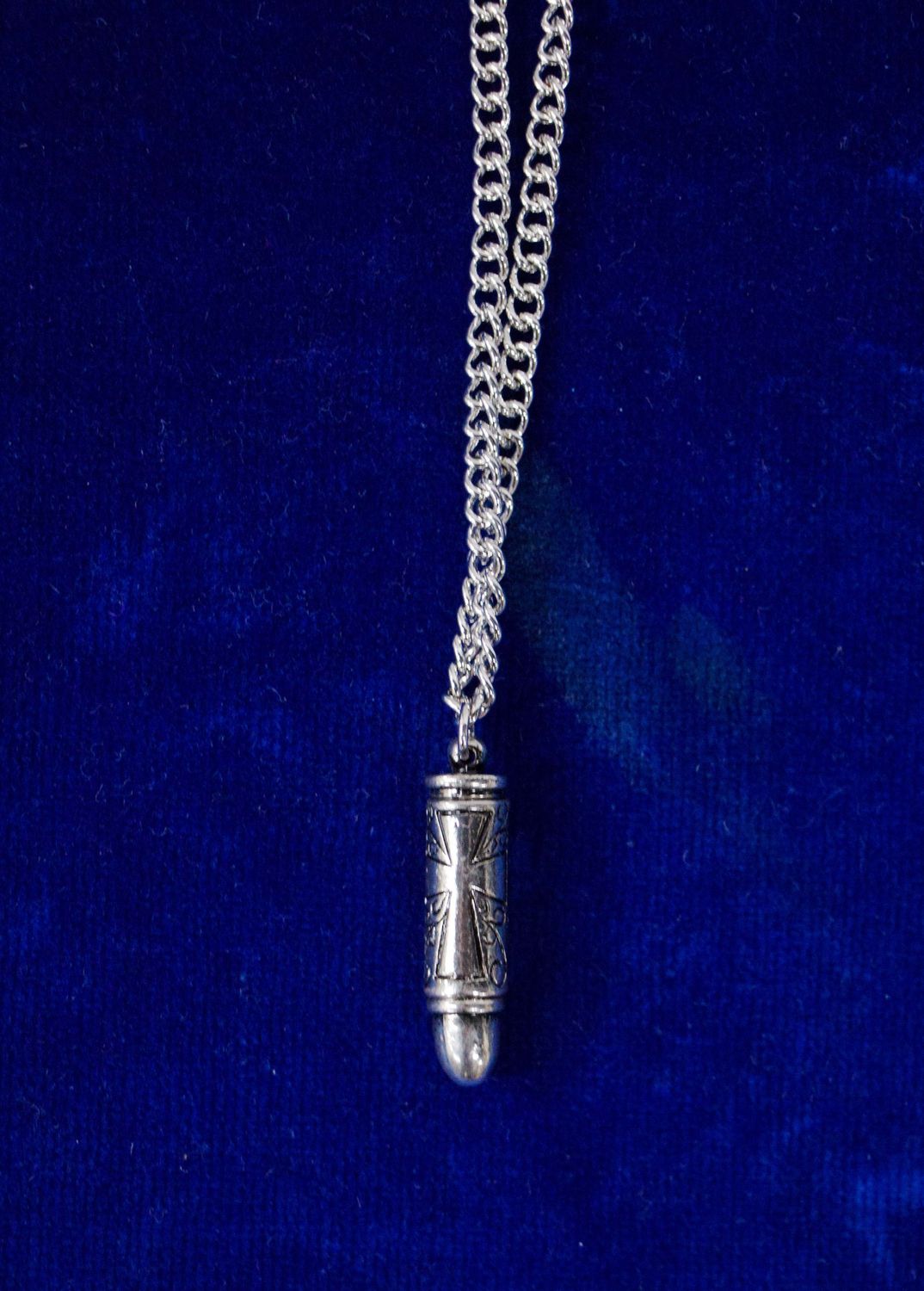 Silver Bullet Engraved w/ Cross