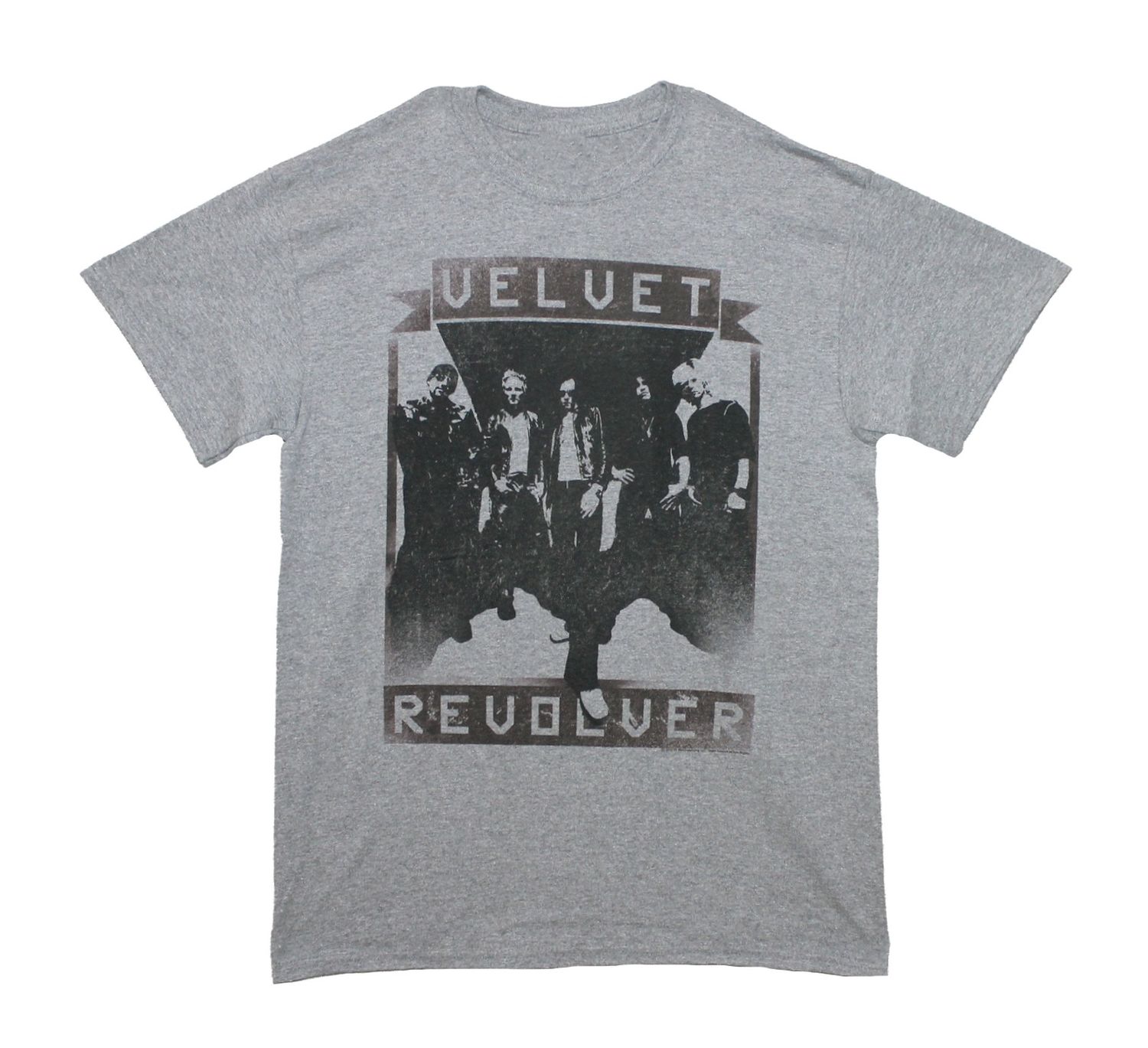 Velvet Revolver Group Poster - Heather Grey