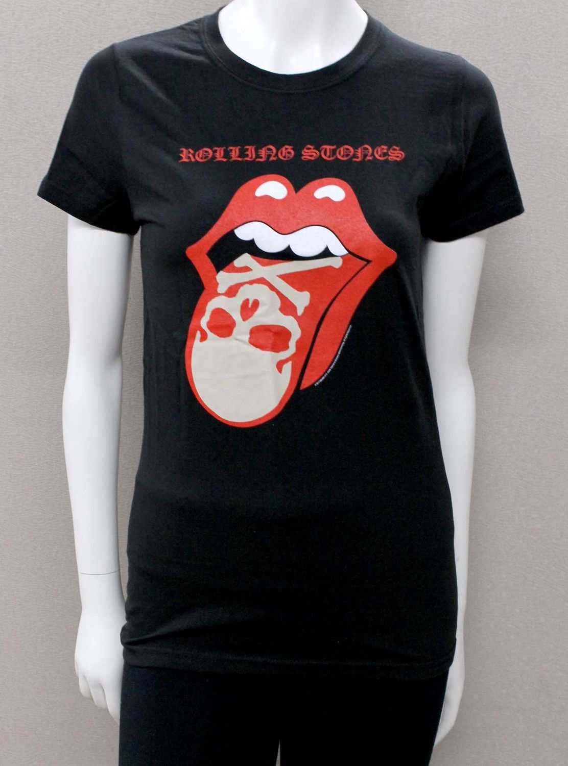 Rolling Stones Skull Tongue Black