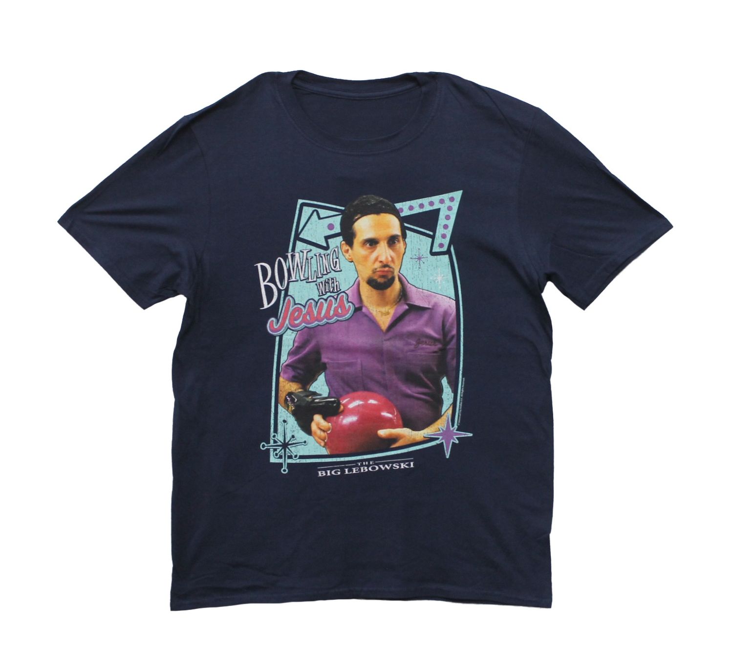 The Big Lebowski Bowling With Jesus - Navy