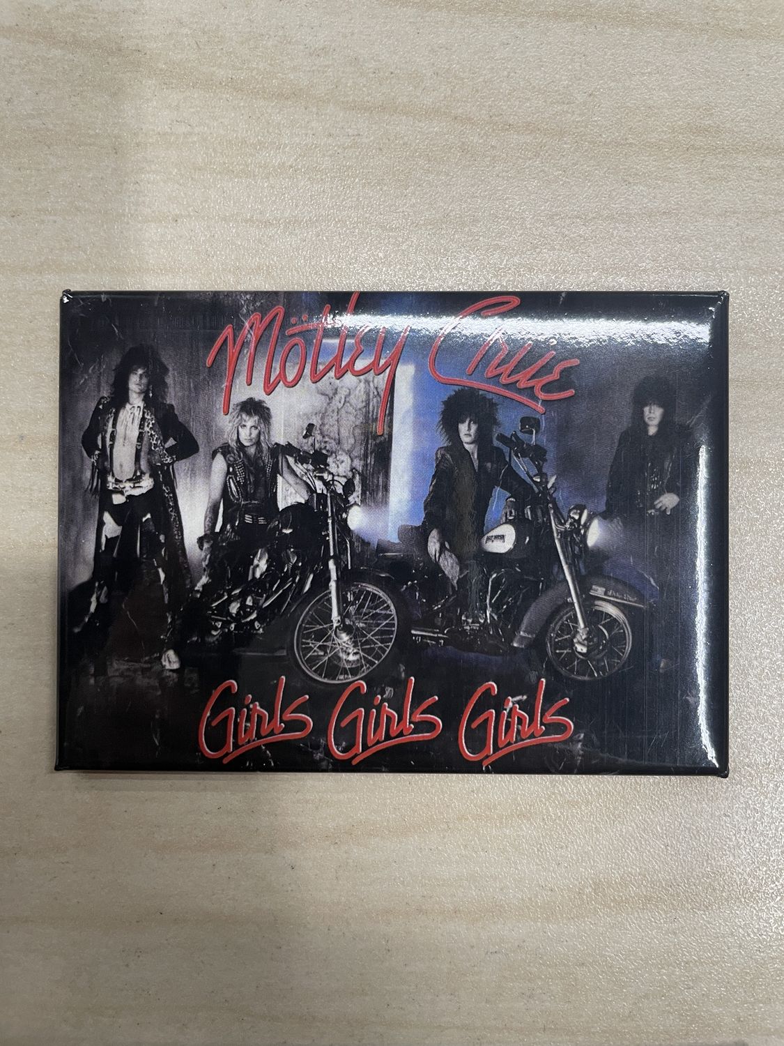 Motley Crue - Girls Girls Girls Flat Magnet