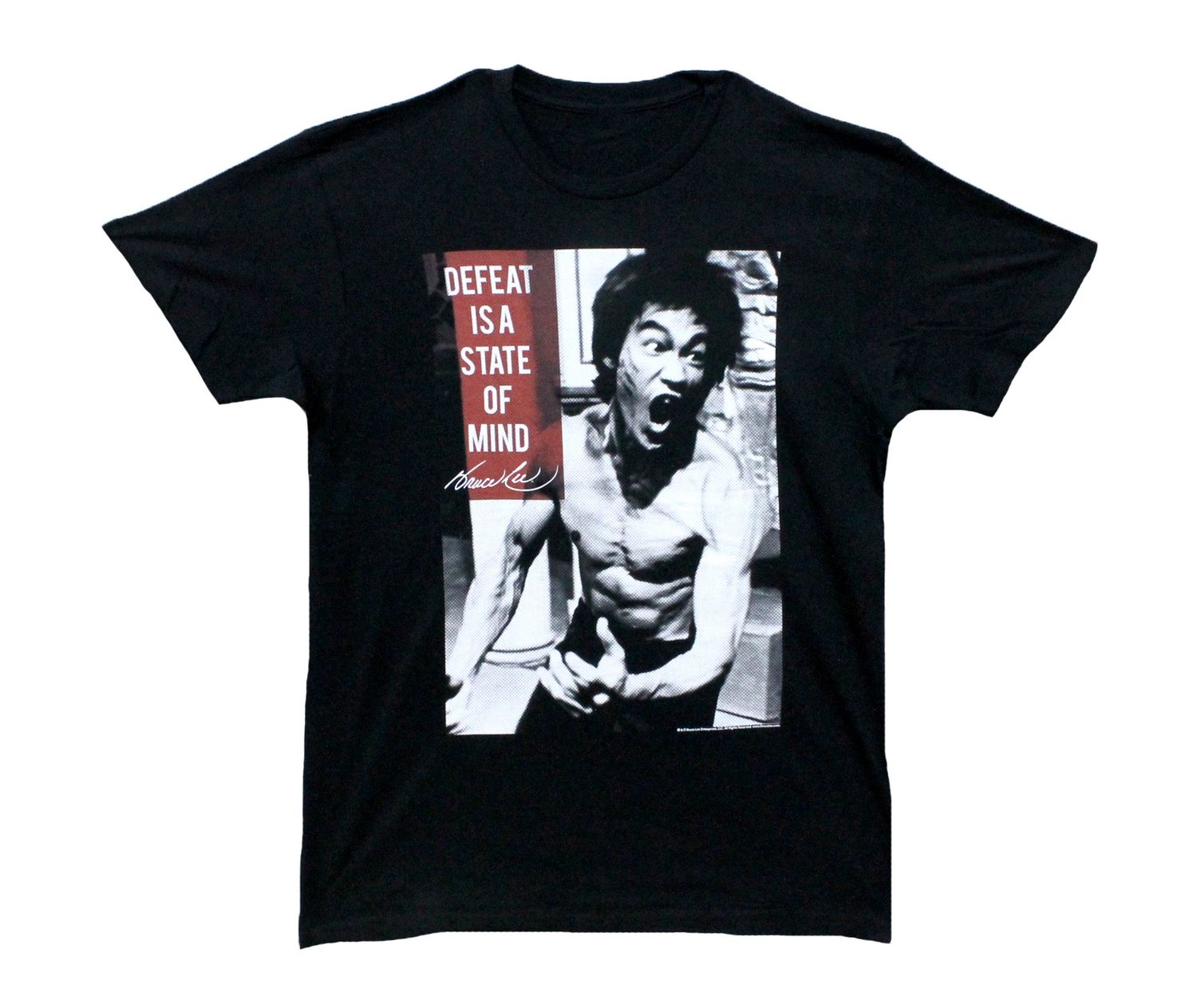 Bruce Lee - Defeat is a State of Mind - Black