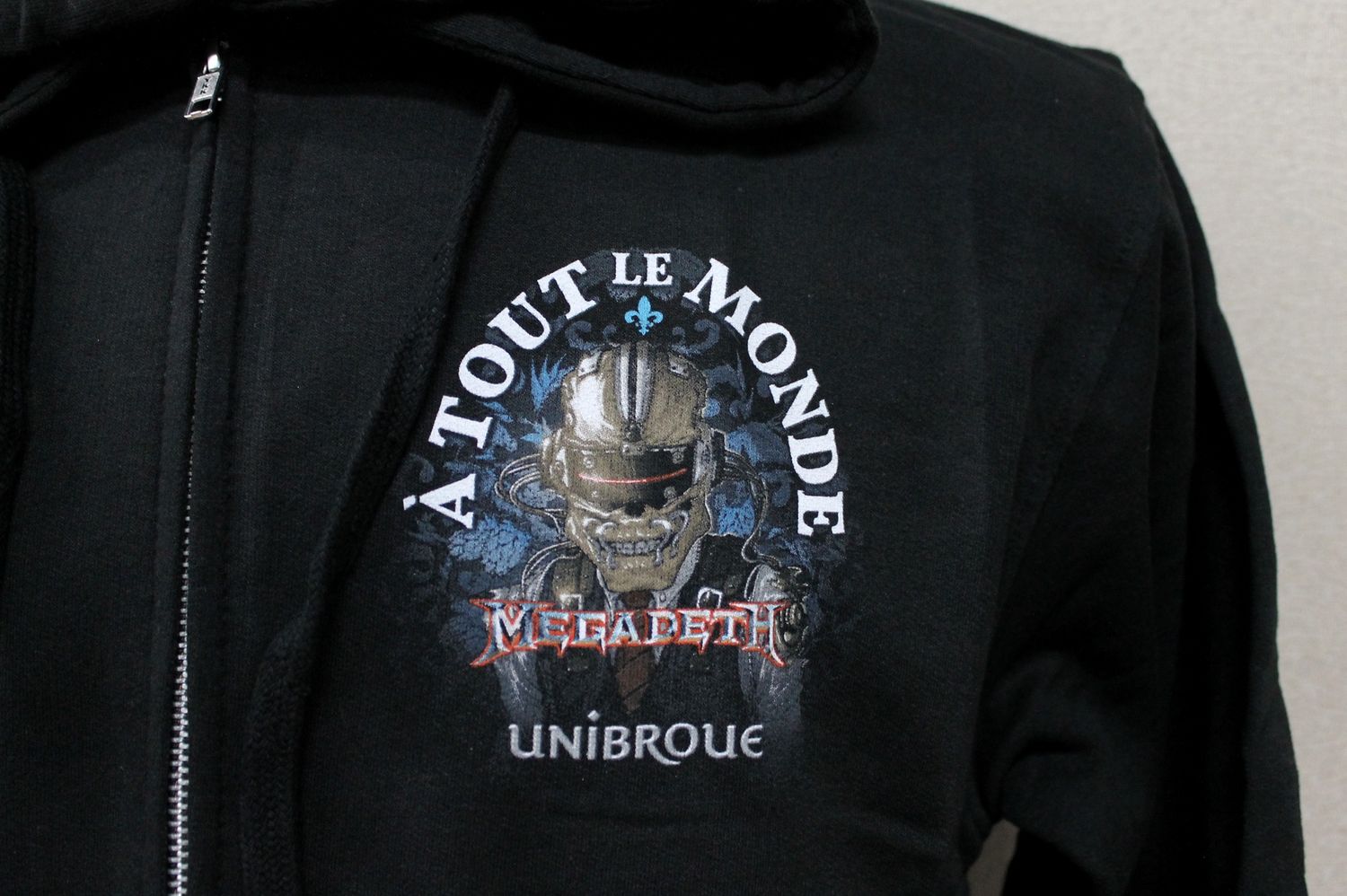 Megadeth A Tout Le Monde Zip-up Hoodie - Black