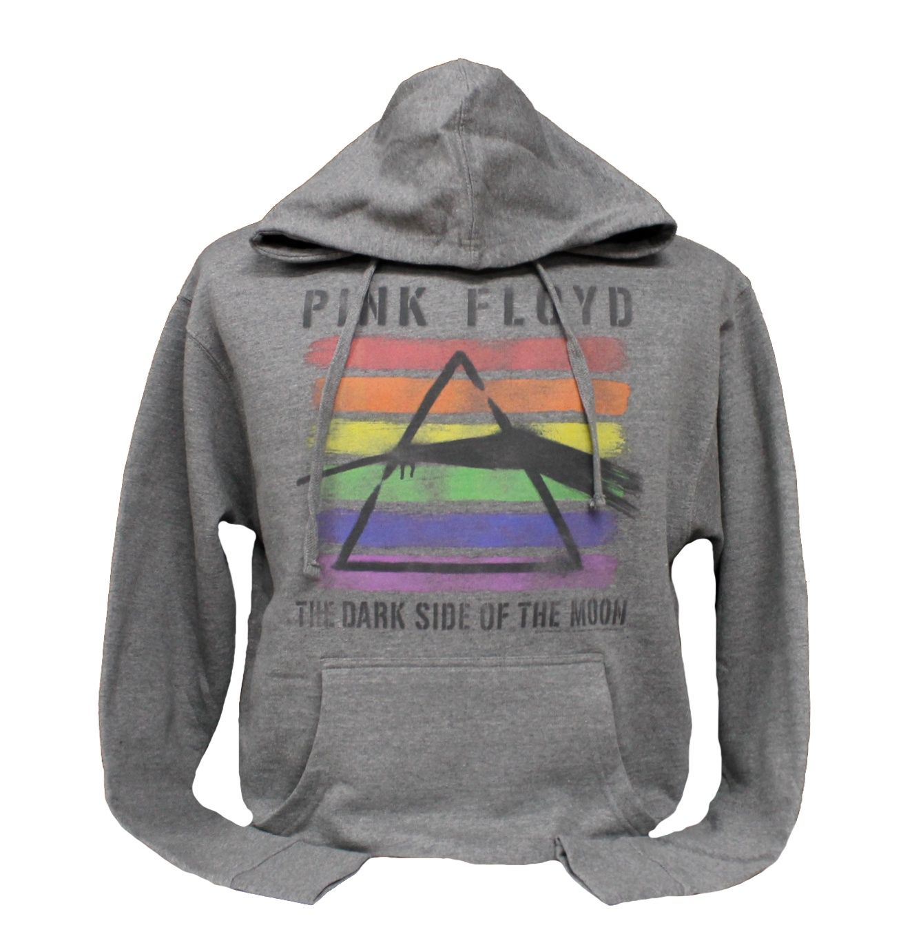 Pink Floyd Dark Side Lines Pullover Hoodie - Heather Gray