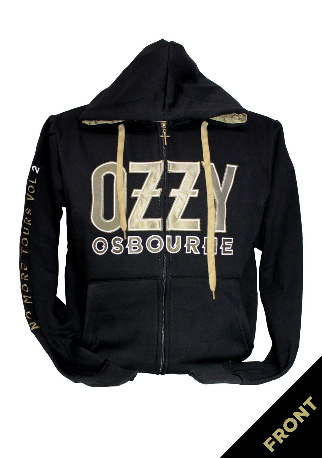 Ozzy Osbourne No More Tours Vol 2 Premium Zip-up Hoodie - Black