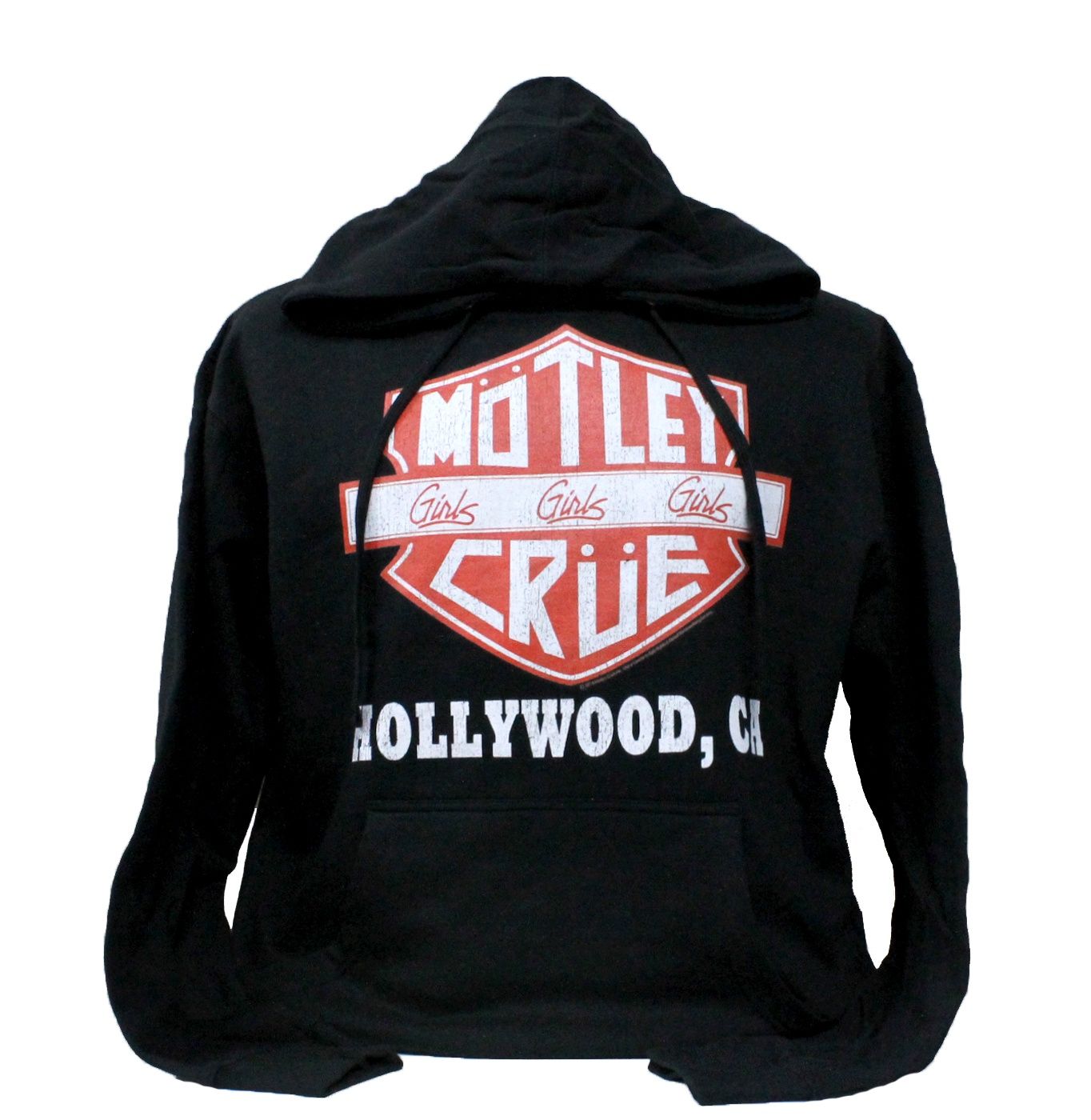 Motley Crue Girls Girls Girls Sign Pullover Hoodie - Black