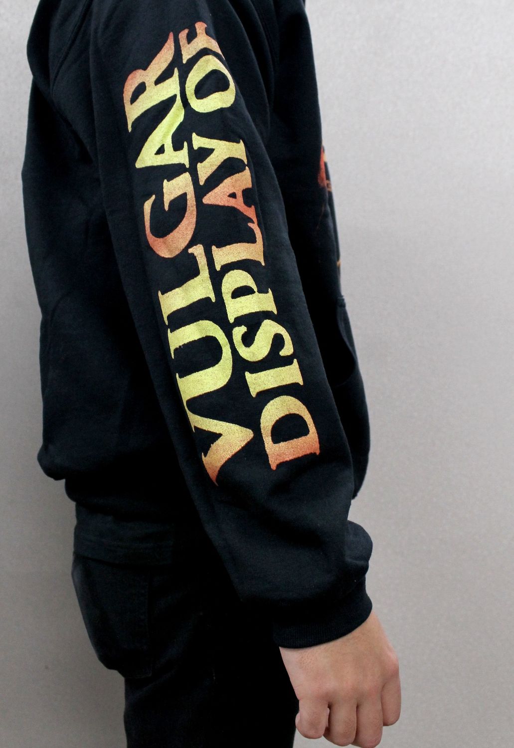 Pantera Orange Design Vulgar Pullover Hoodie