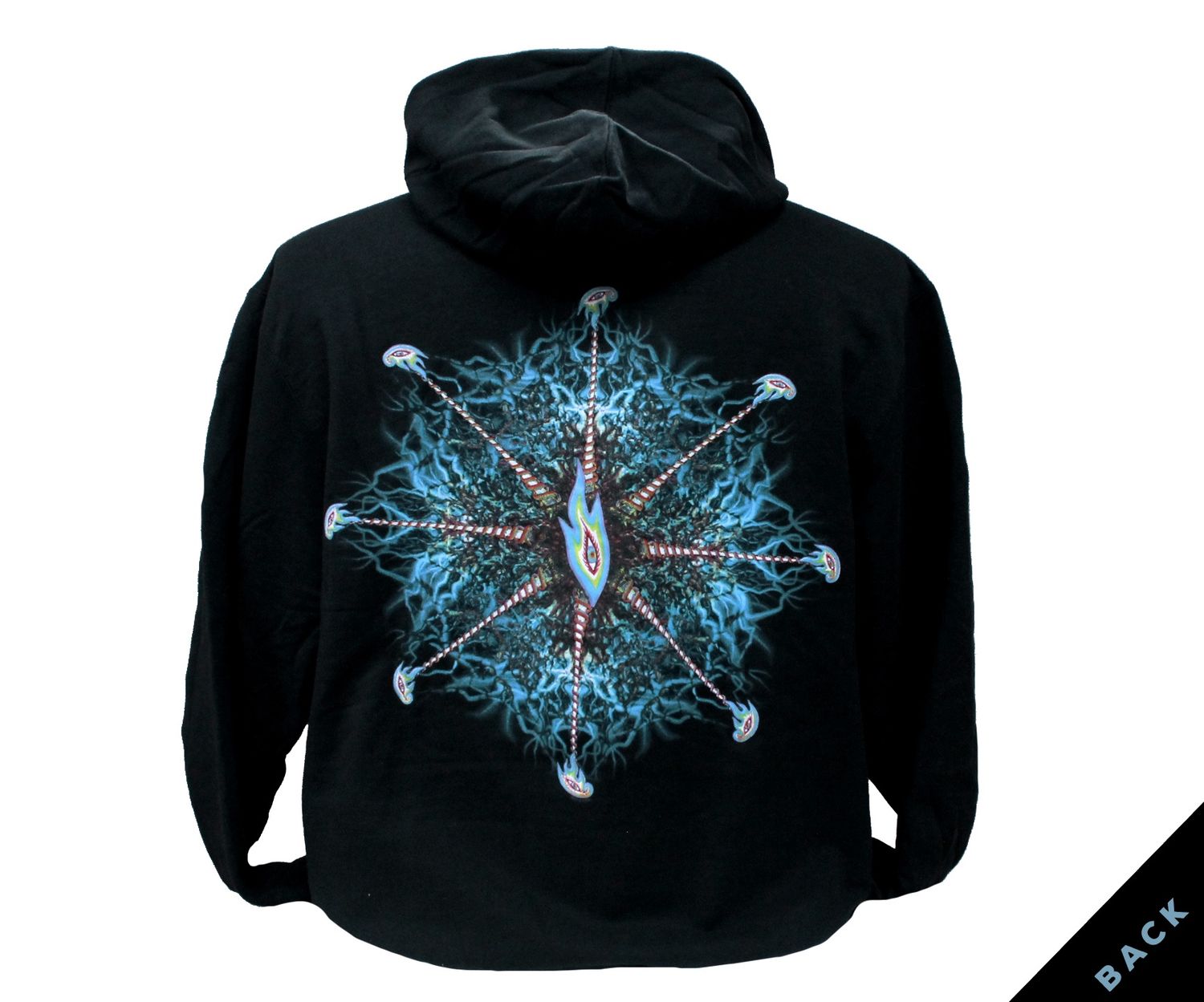 Tool Nerve Endings Zip-Up Hoodie - Black