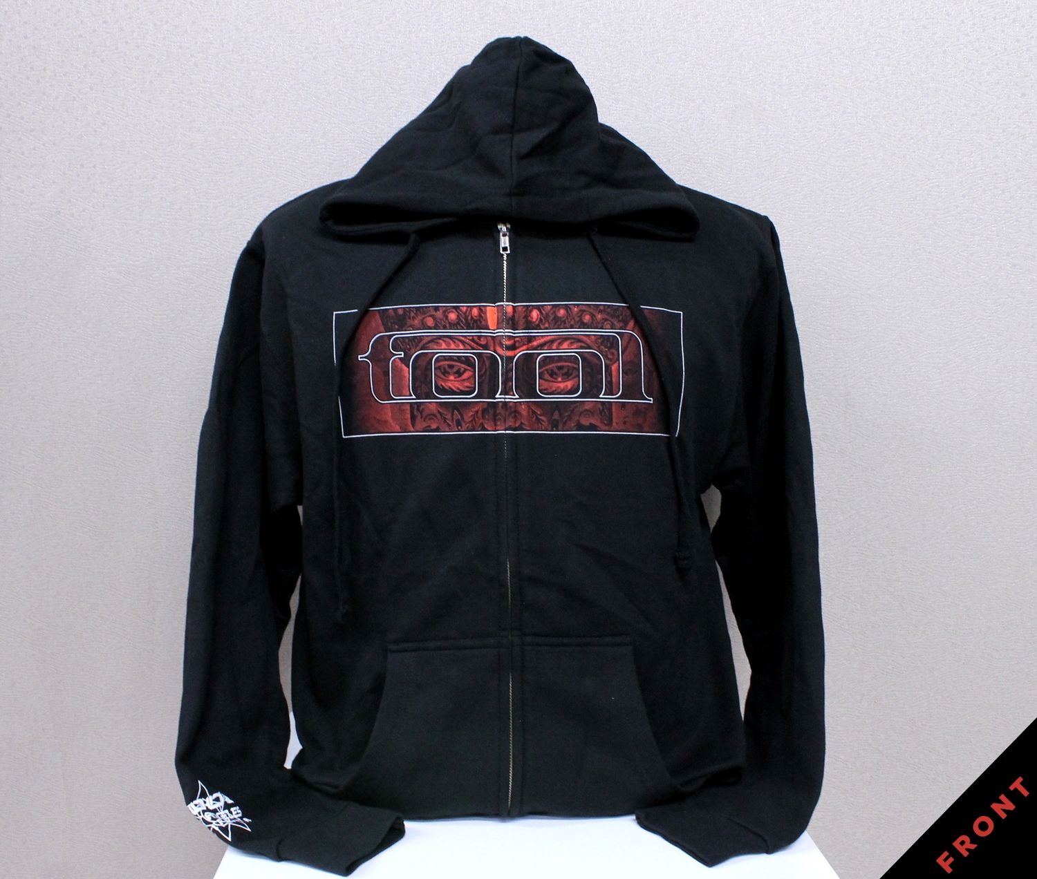 Tool Red Face Zip-up Hoodie - Black