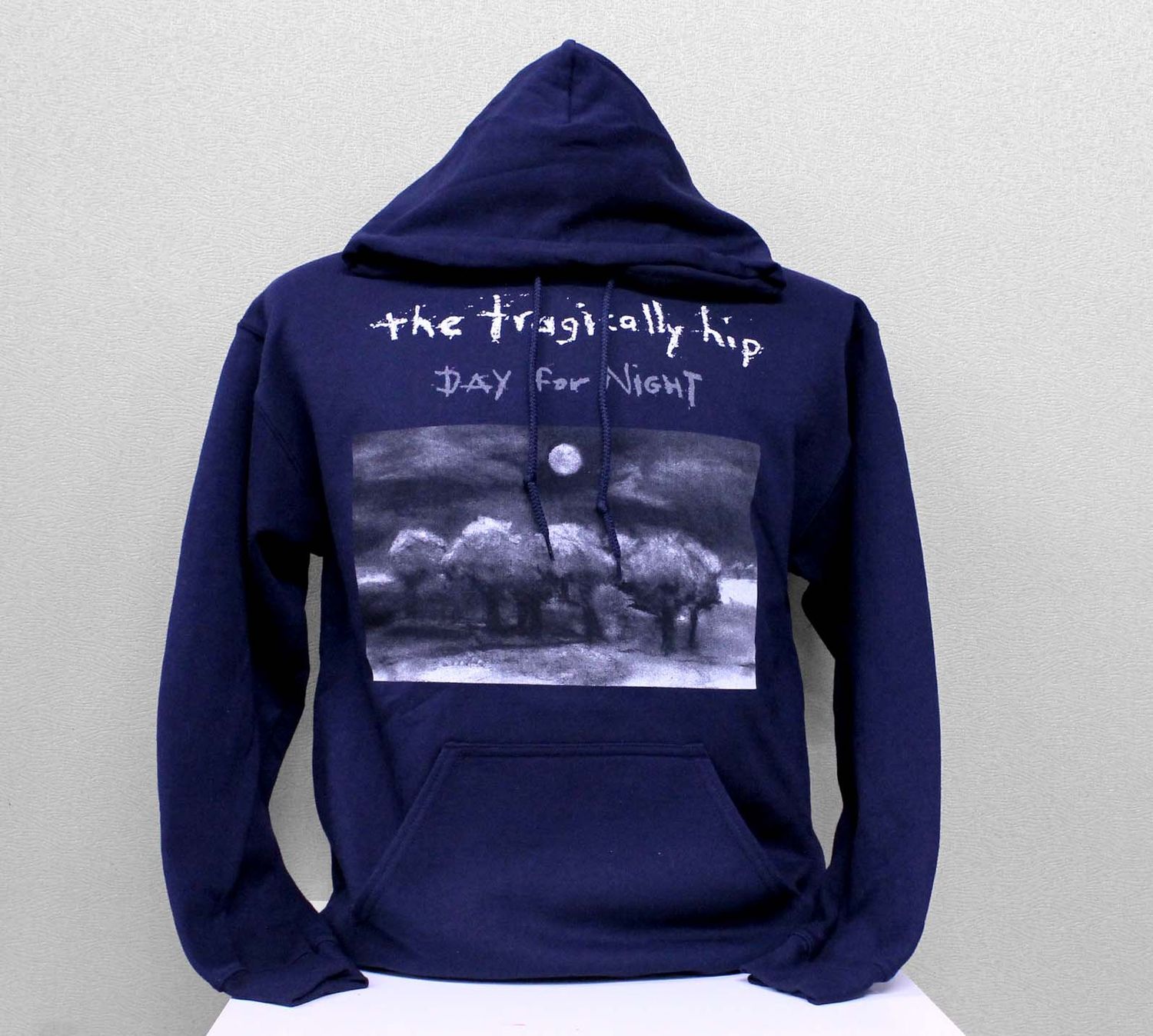The Tragically Hip Day For Night Hoodie-Navy