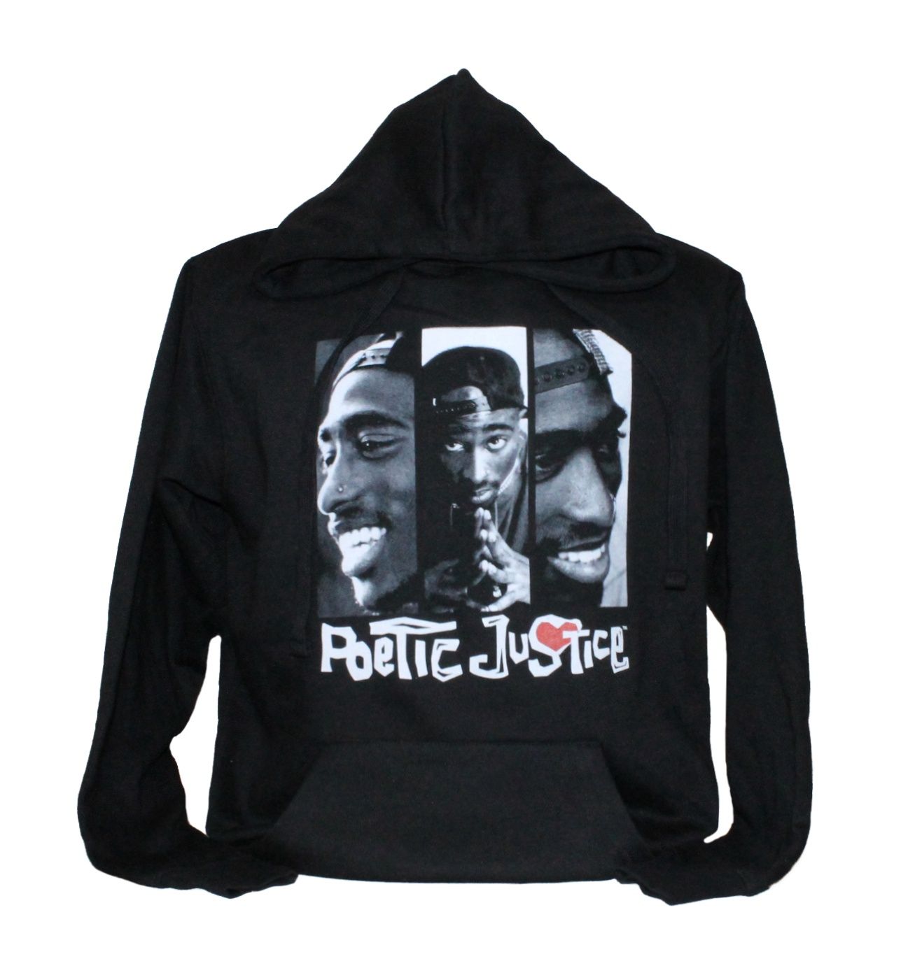 Tupac Poetic Justice Pullover Hoodie - Black