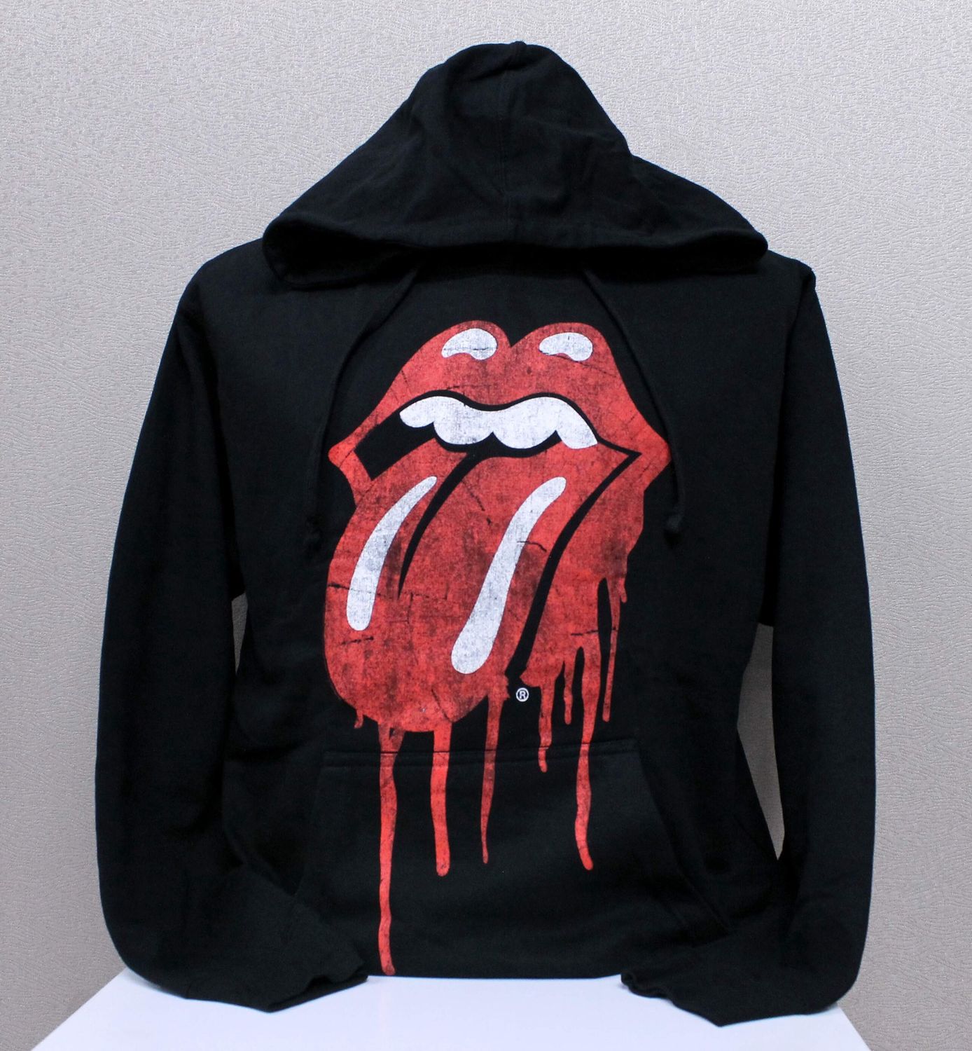 Rolling Stones Dripping Tongue Blk PO Hoodie