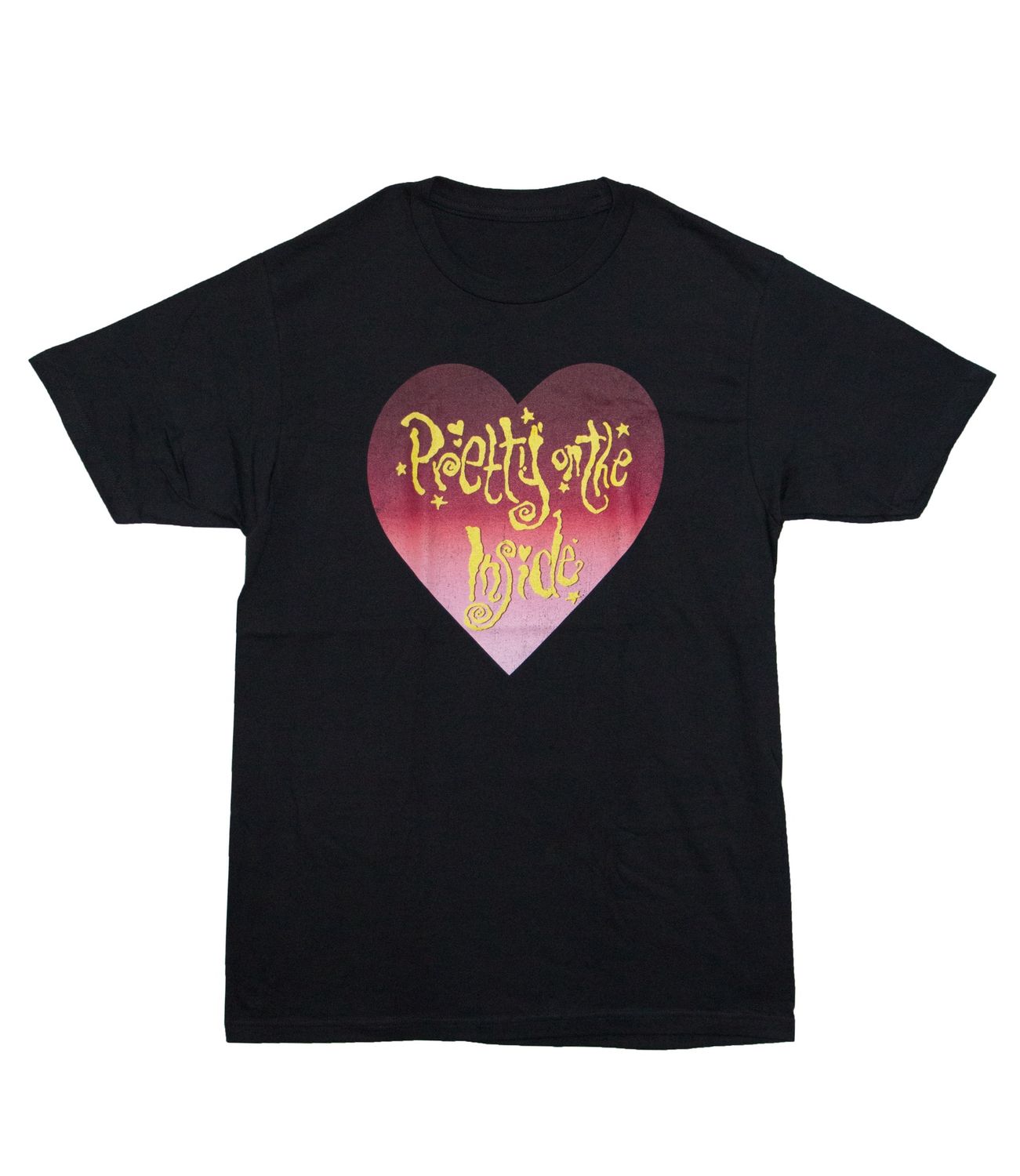 Hole Pretty on the Inside Heart - Black