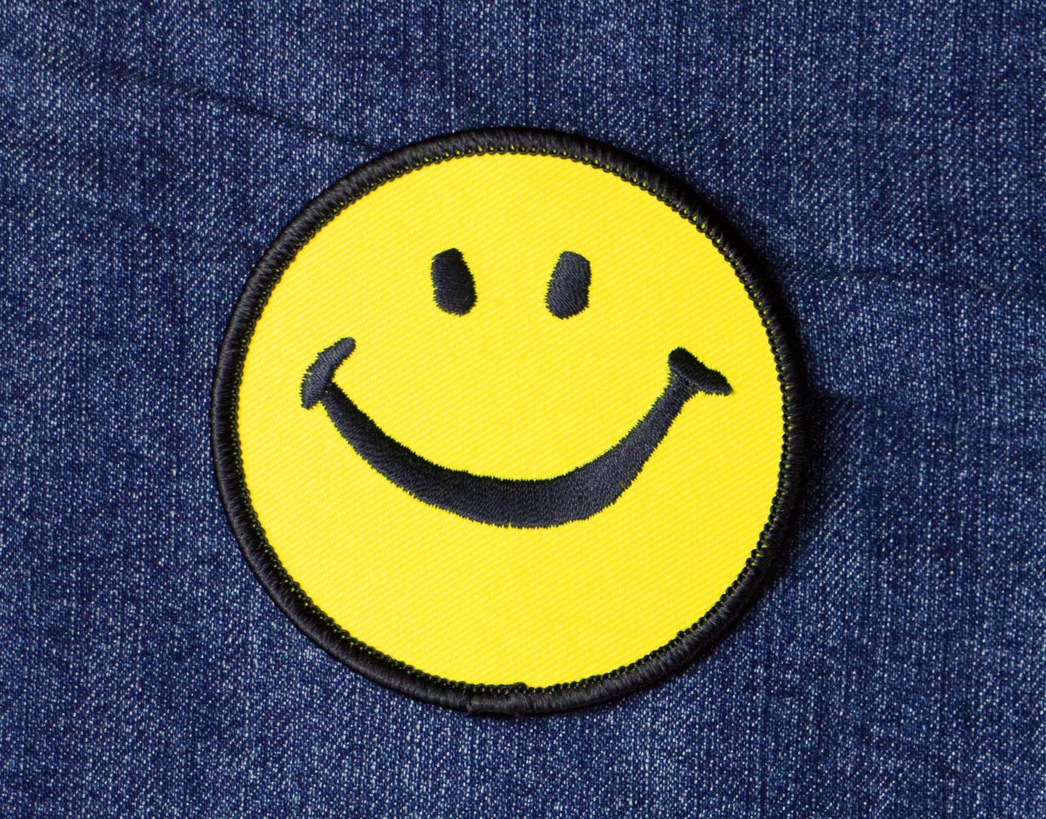 Happy Face - Iron-on Patch