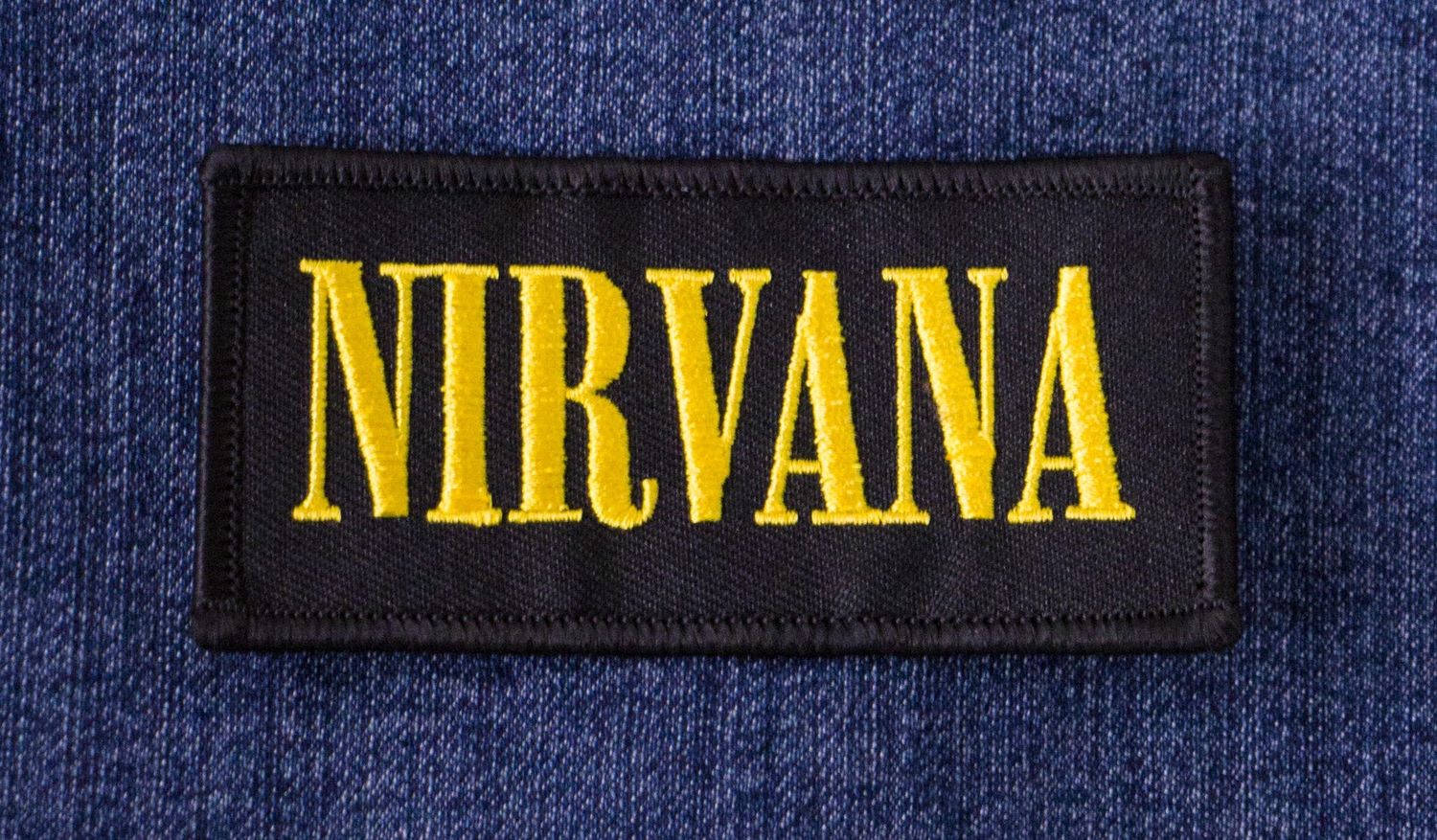Nirvana Text Logo Iron-On Patch