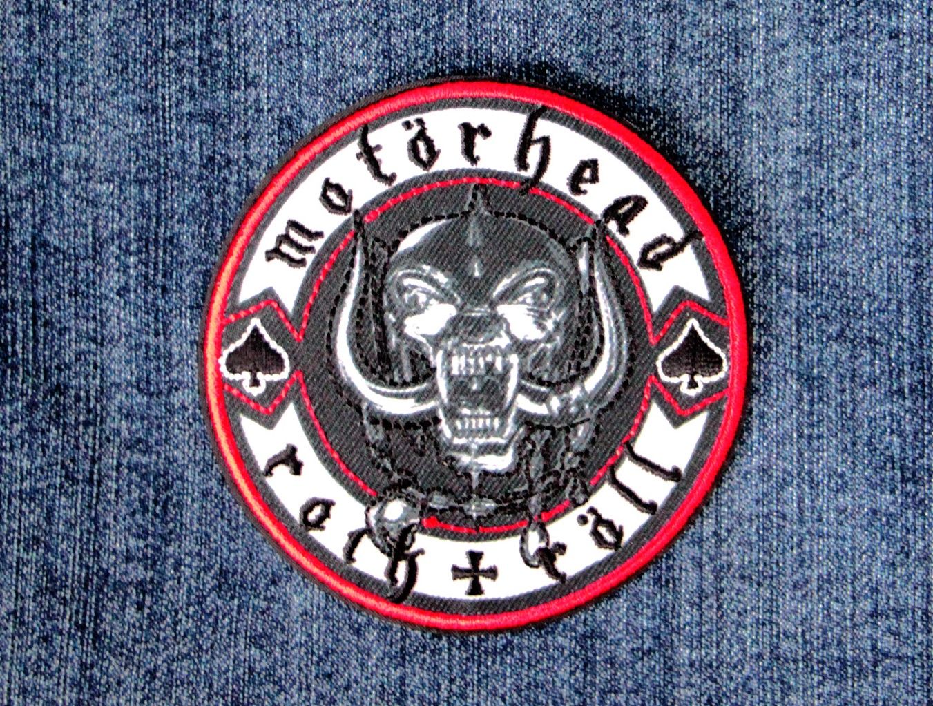 Motorhead Rock and Roll Iron-On Patch