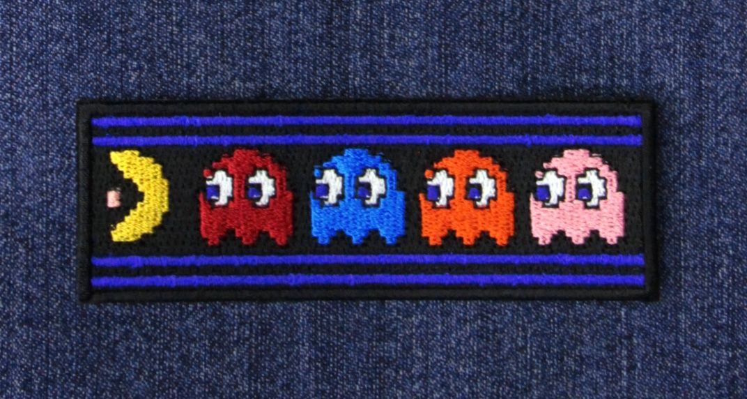 Pac-Man - Ghosts Chasing - Iron-On Patch