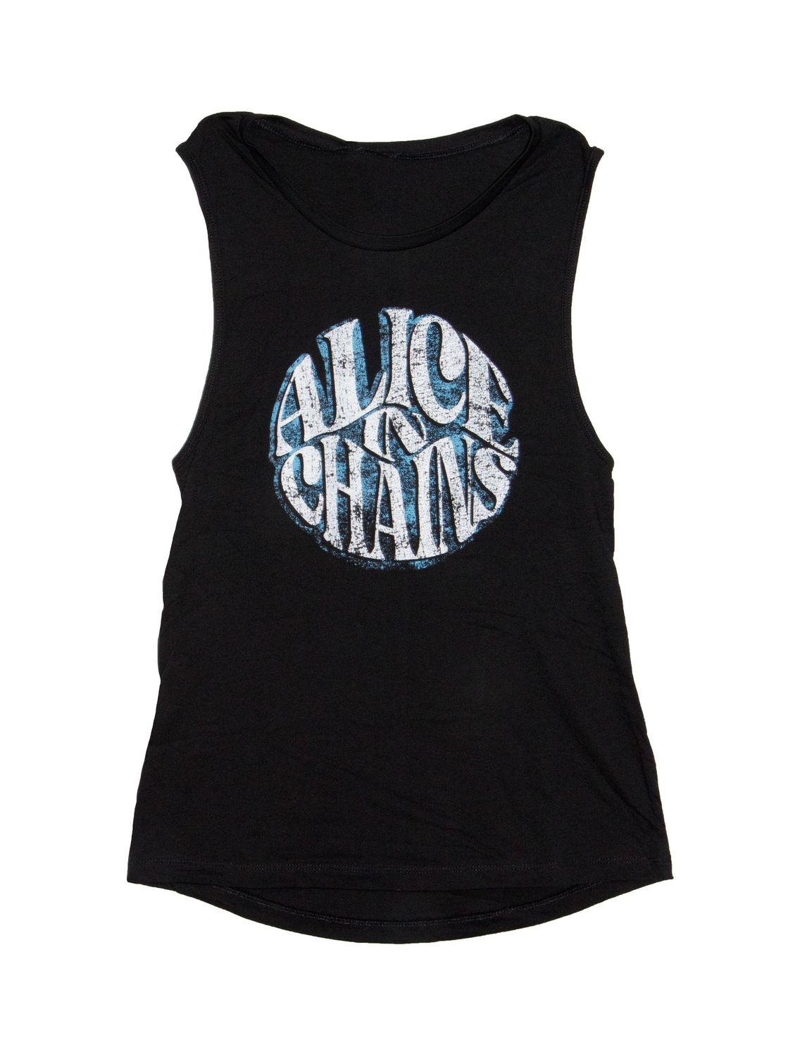 Alice in Chains - Blue Circle Ladies Muscle Tank - BLK