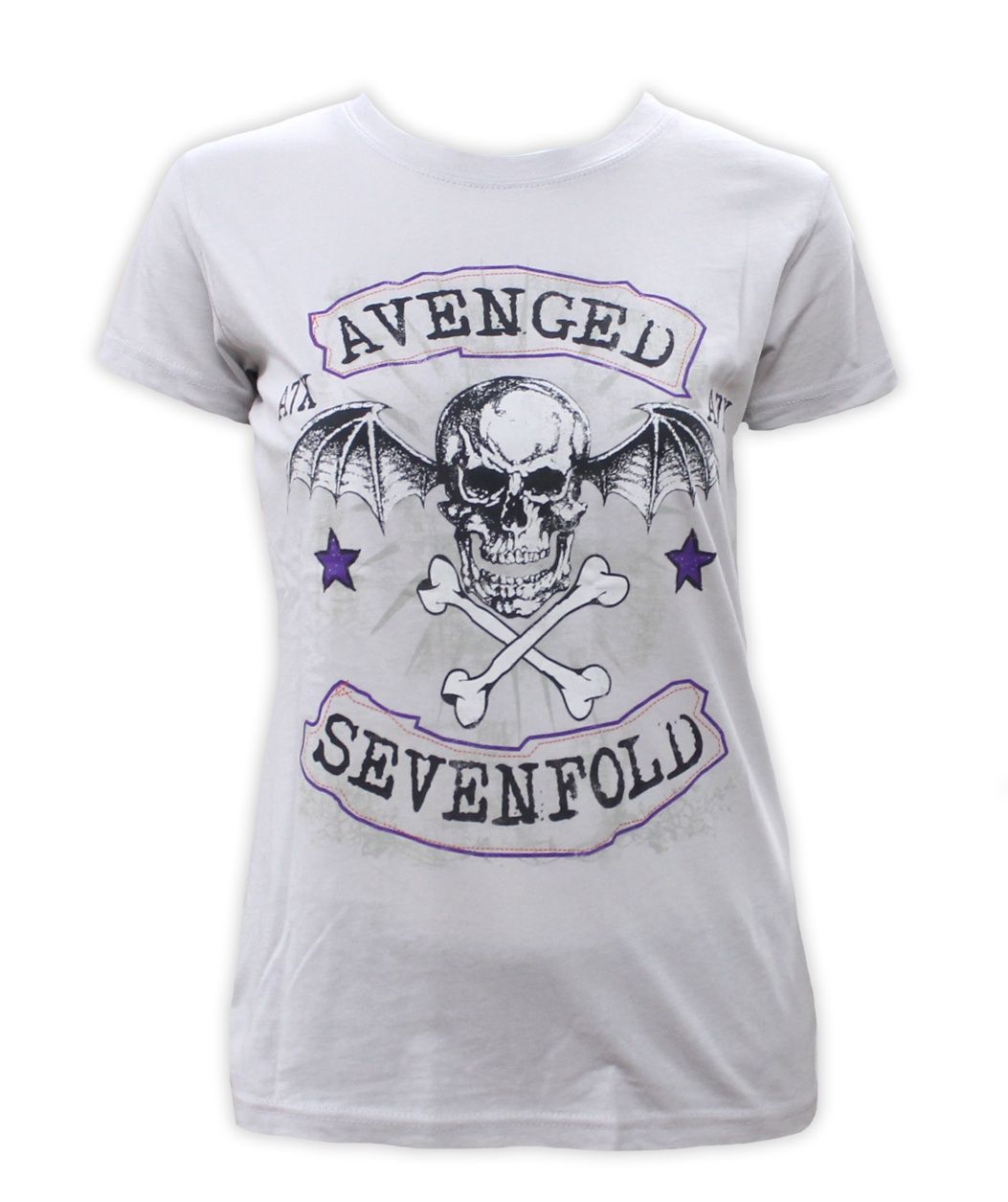Avenged Sevenfold Death Bat Womens - Light Grey