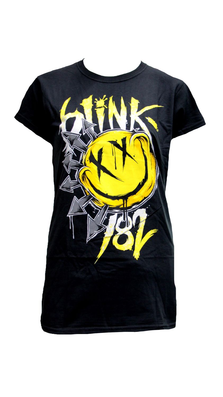 Blink 182 Big Smiley Womens Tee - BLK