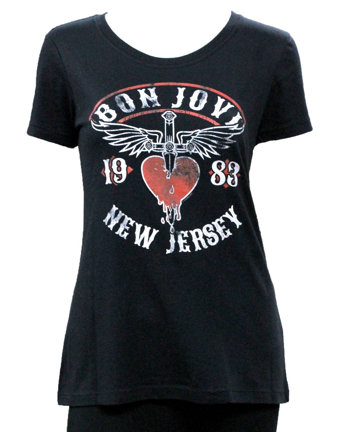 Bon Jovi New Jersey Women's-Black