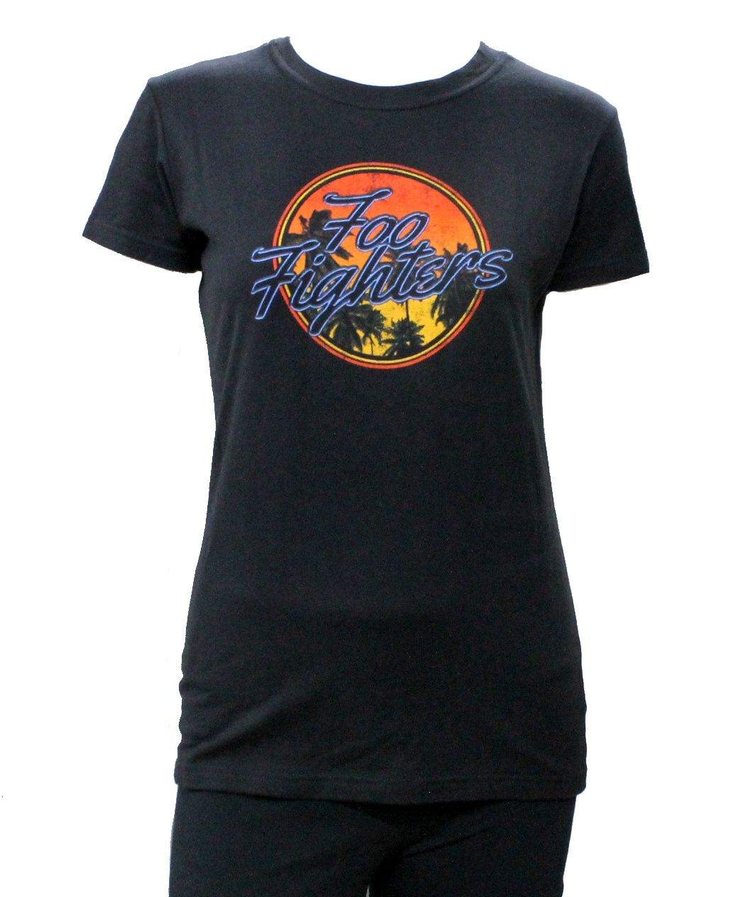 Foo Fighters Palm Trees Women's - Black