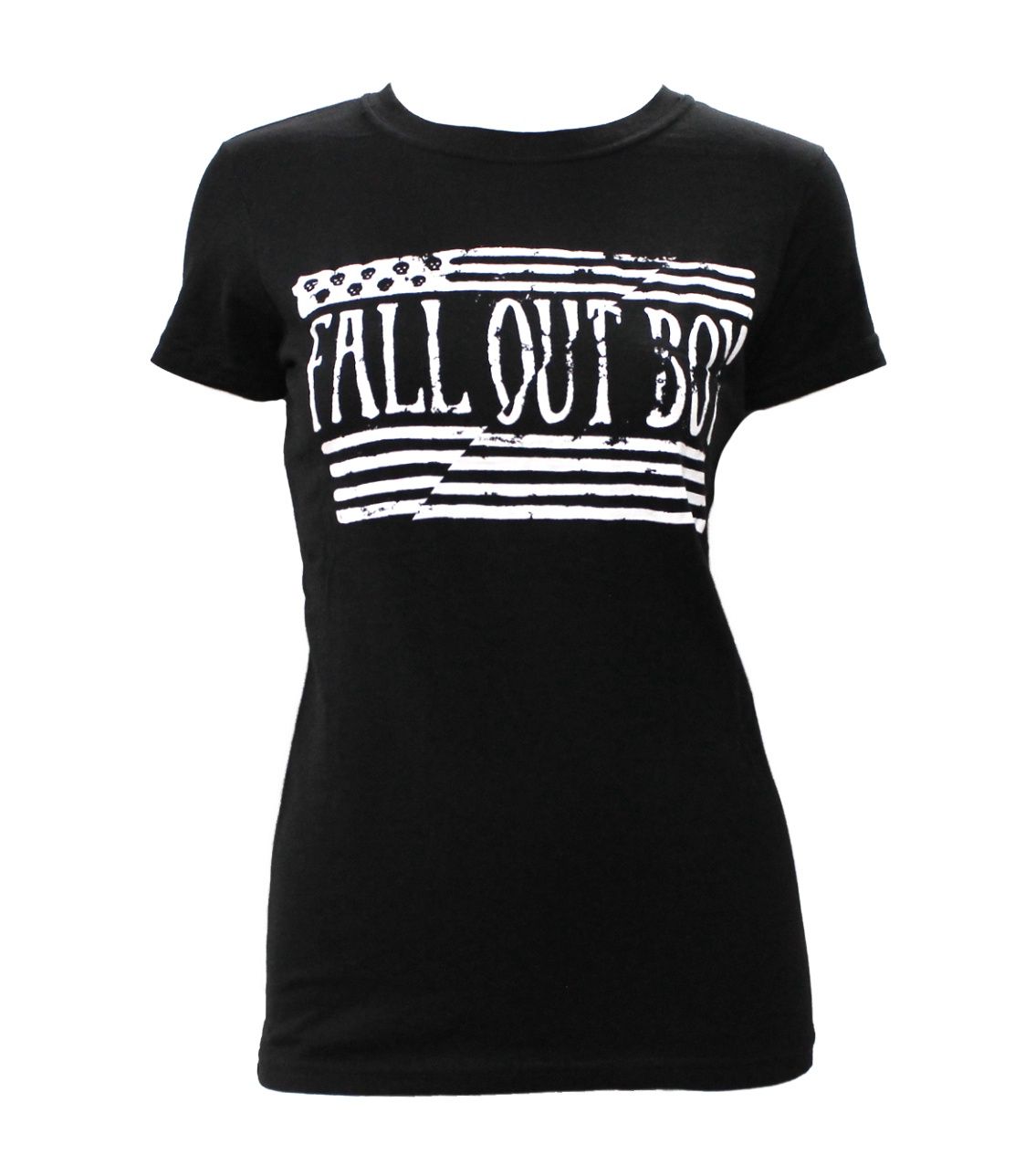 Fall Out Boy B&amp;W Print Women's - Black