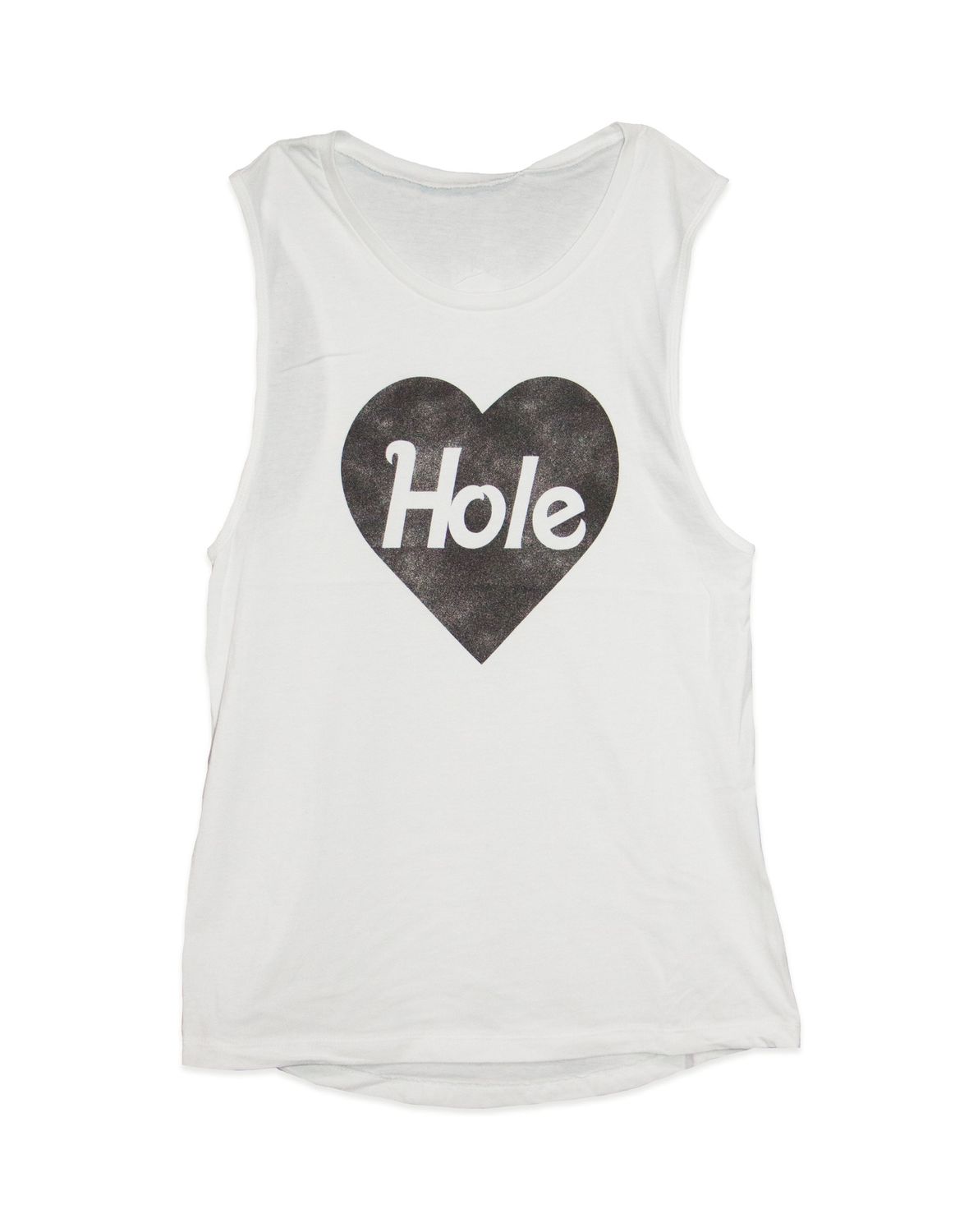 Hole - Heart Logo Women's Tank Top - WHT
