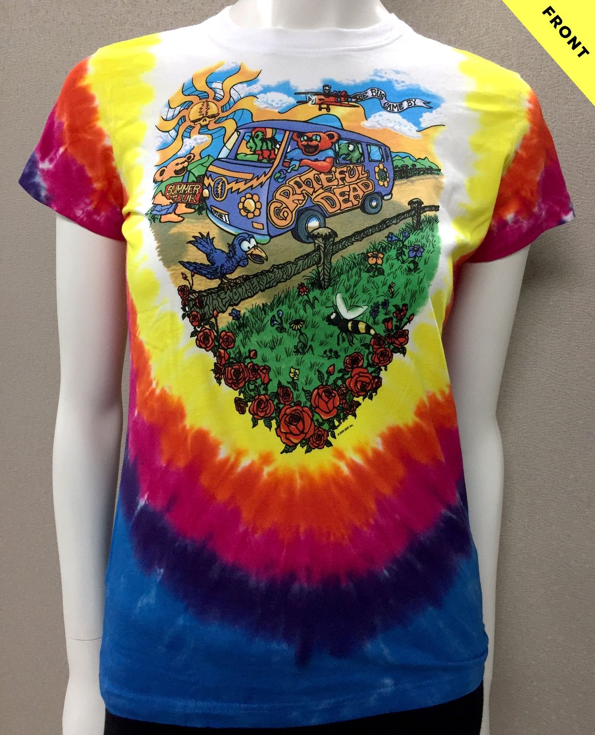 Grateful Dead Tye Dye Bus Womens