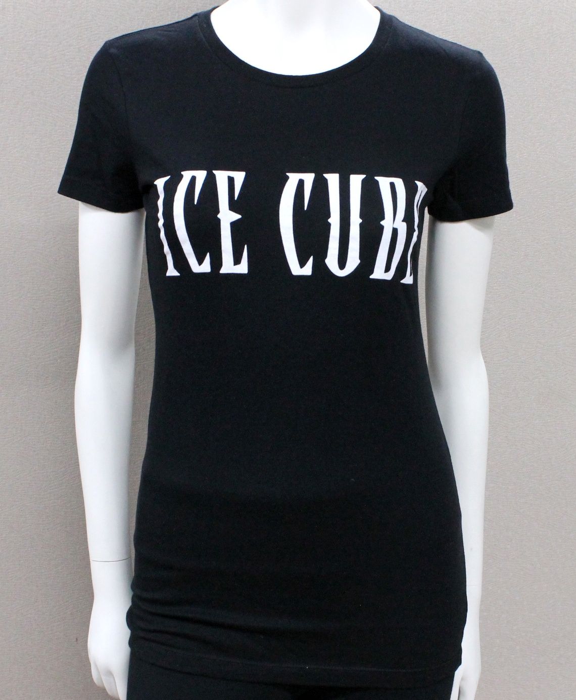 Ice Cube Letter Women's-Black