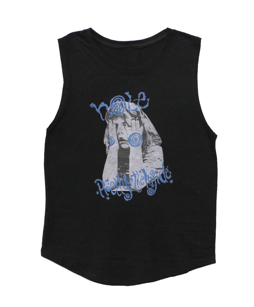 Hole Pretty on the Inside Womens Muscle Tank - Black