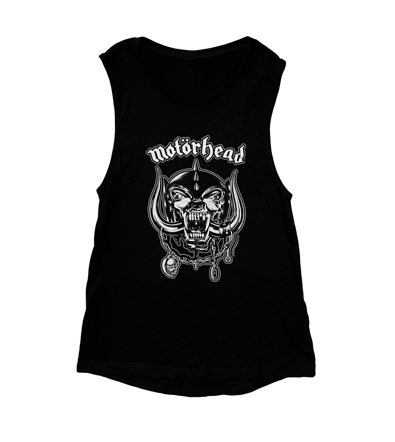 Motorhead Snaggletooth Womens Muscle Tank - BLK