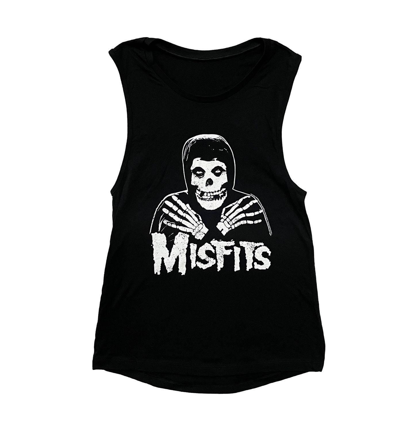Misfits Crossed Arms Women's Muscle Tank - BLK