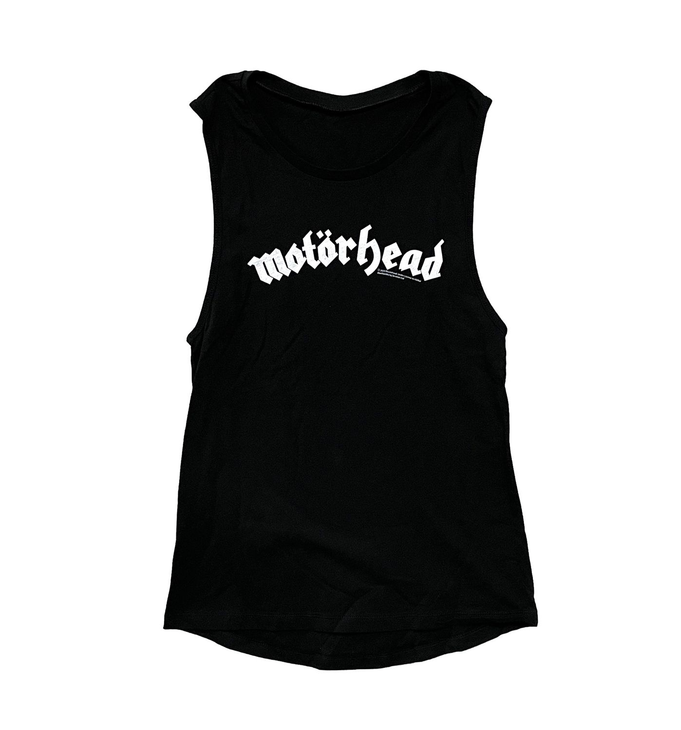Motorhead Light Logo Womens Muscle Tank - BLK