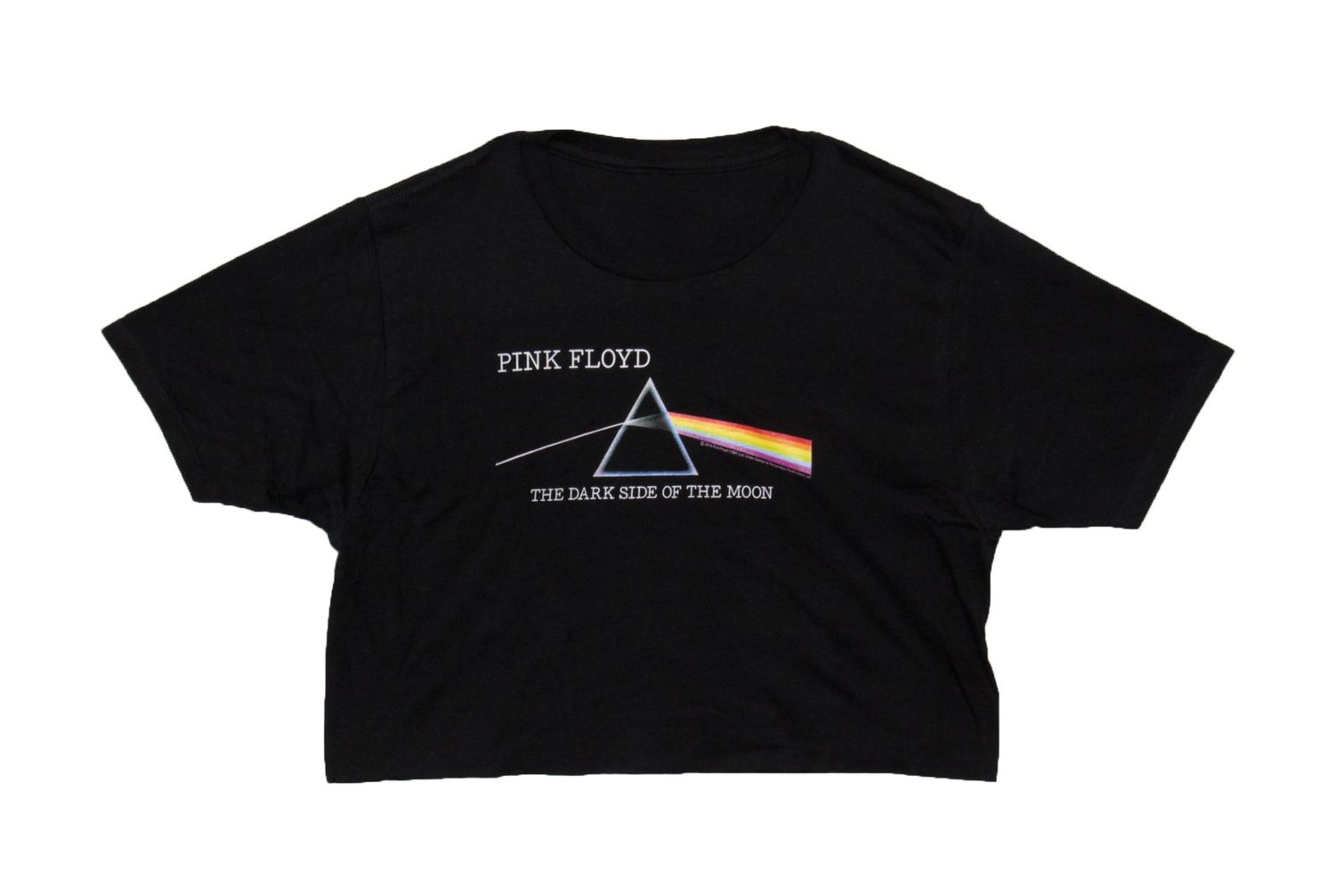 Pink Floyd - DSOTM Redux Ladies Festival Cali Crop - BLK