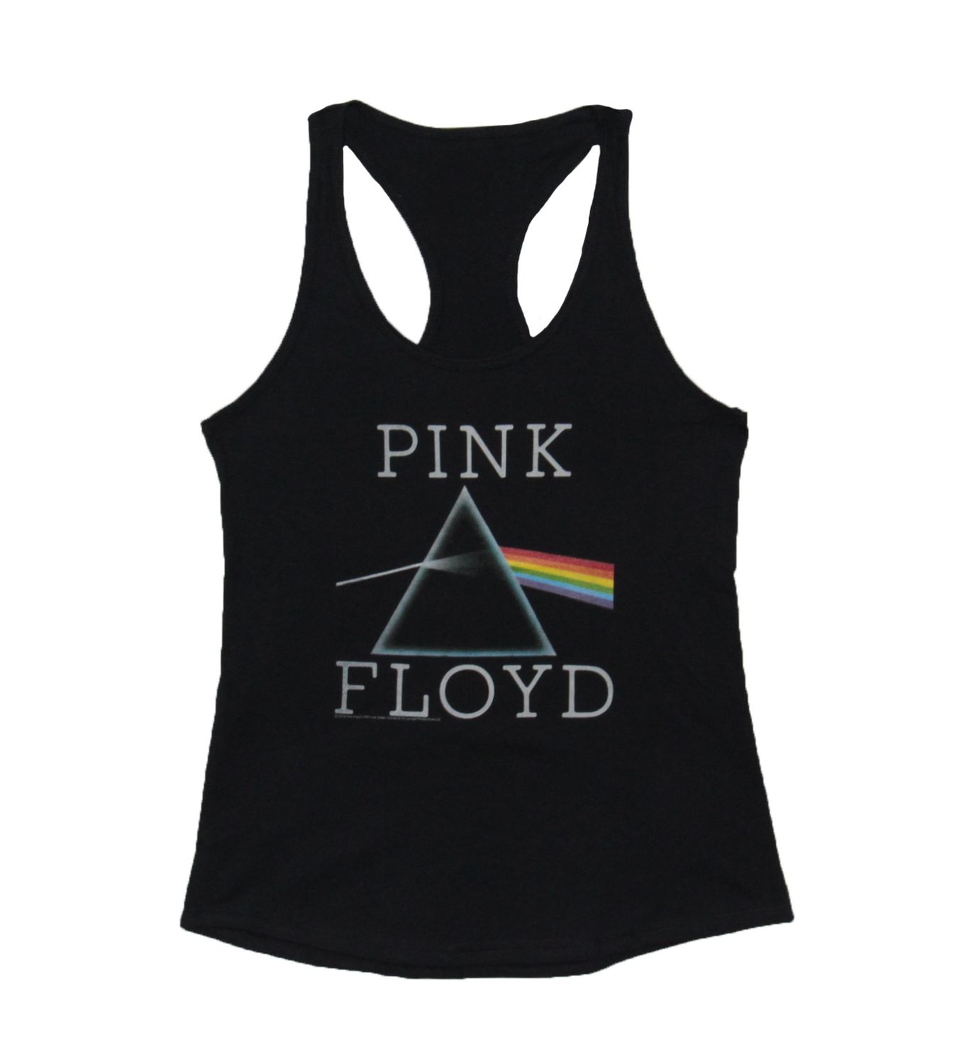 Pink Floyd Dark Side Womens Racerback - Black