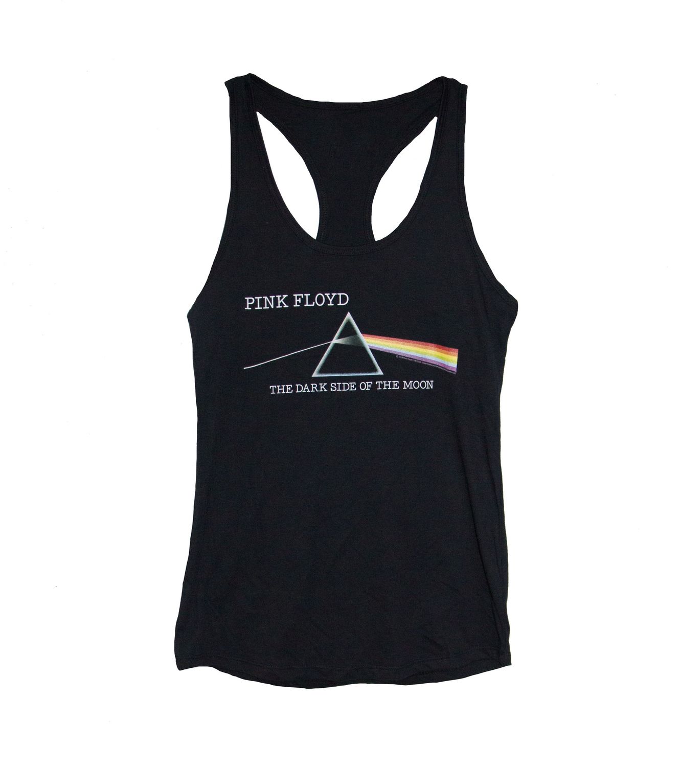 Pink Floyd - DSOTM Ver. 2 (REDUX) Women's Racerback Tank - BLK