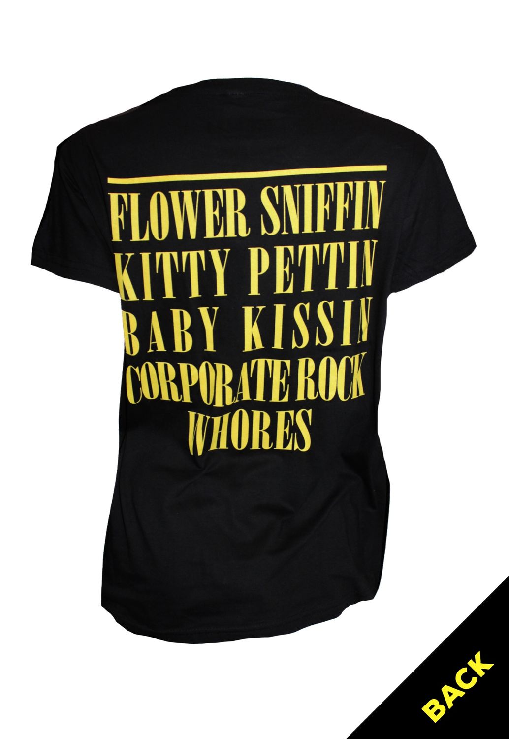 Nirvana Smiley Face w/ Backprint Women's-Blk