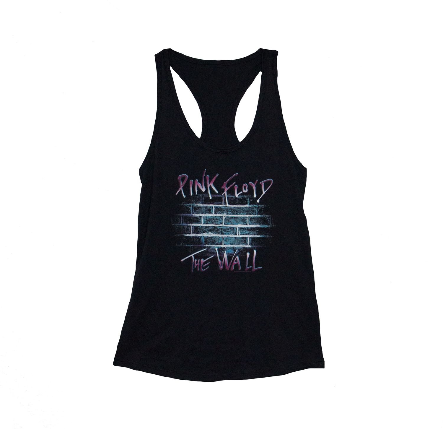 Pink Floyd - Purple Floyd (The Wall) - Womer's Racerback Tank - BLK