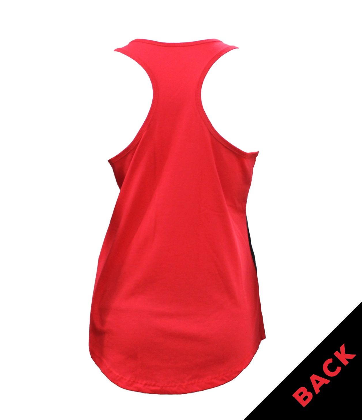 Styx Pieces of Eight Distressed Womens Racerback- Black/Red