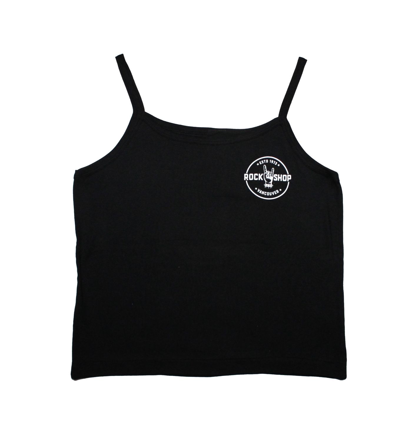 Women's Rock Shop Small Front Logo Tank - BLK