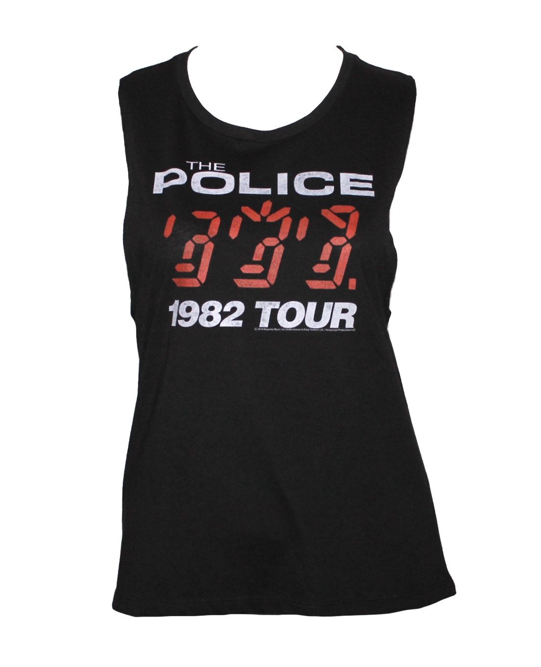 The Police Ghost in the Machine Tour 82' - Mucle Tank Womens
