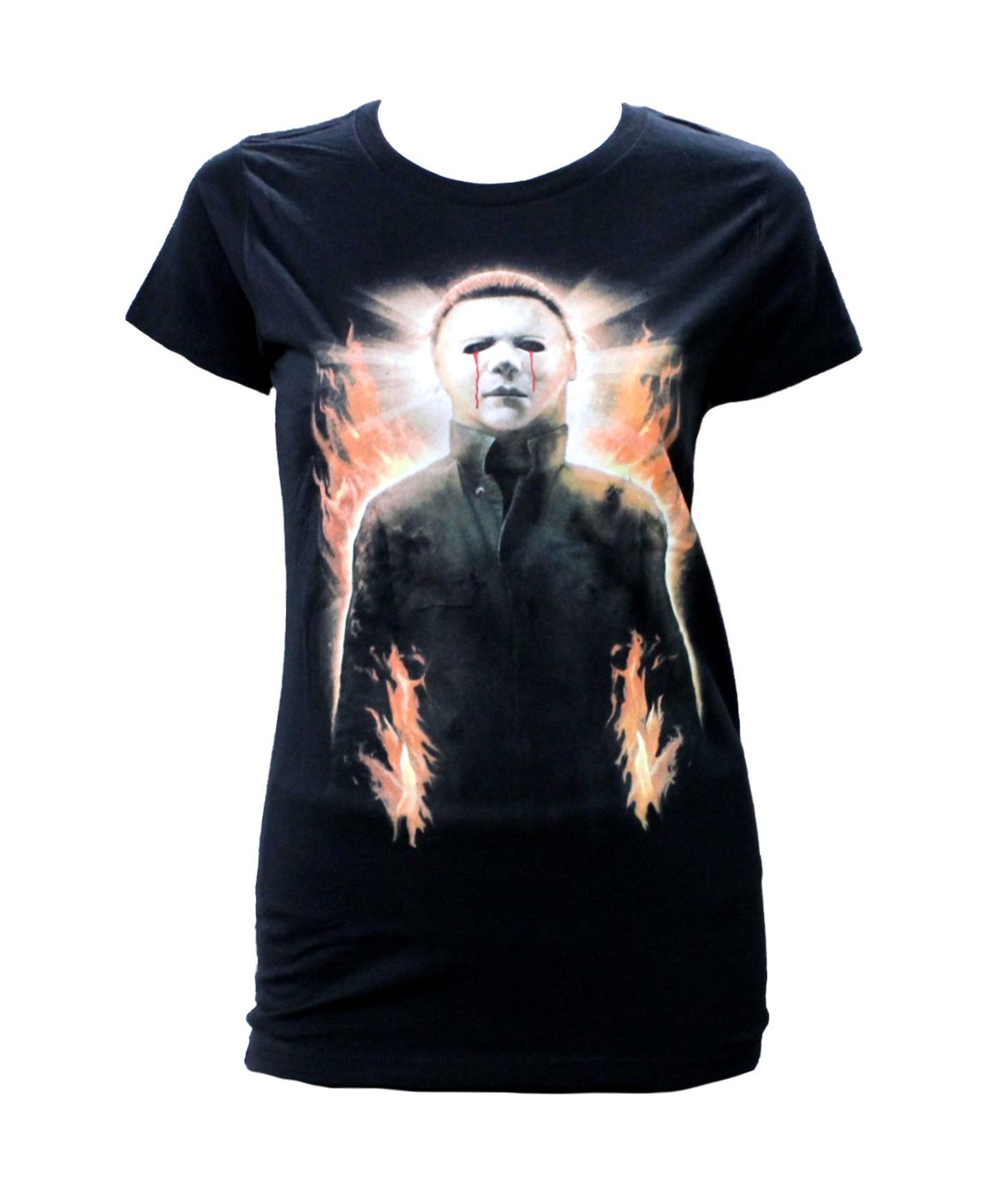Halloween in Flames Womens - Black