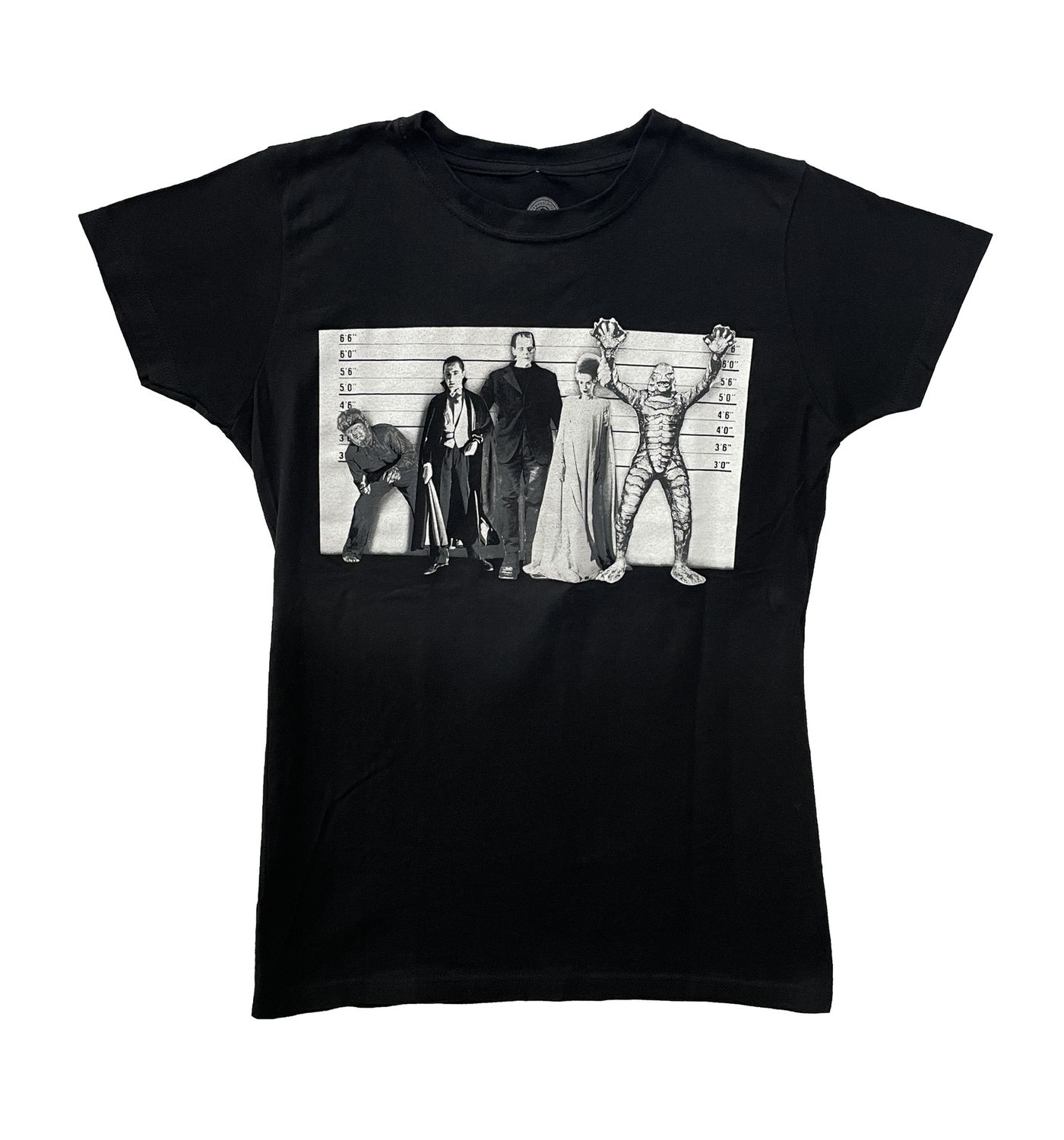 Universal Monsters Lineup Womens - BLK