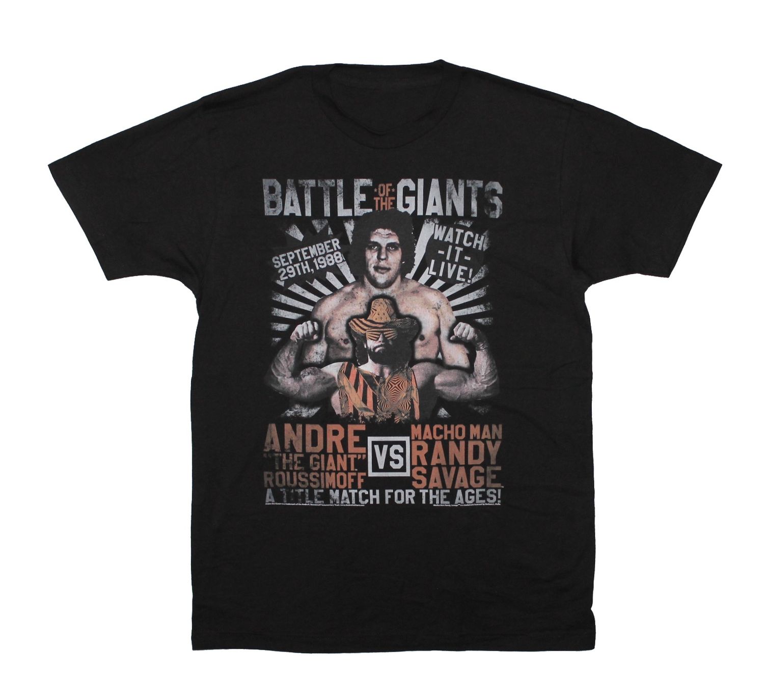Andre the Giant - Macho Man Versus Match - Black
