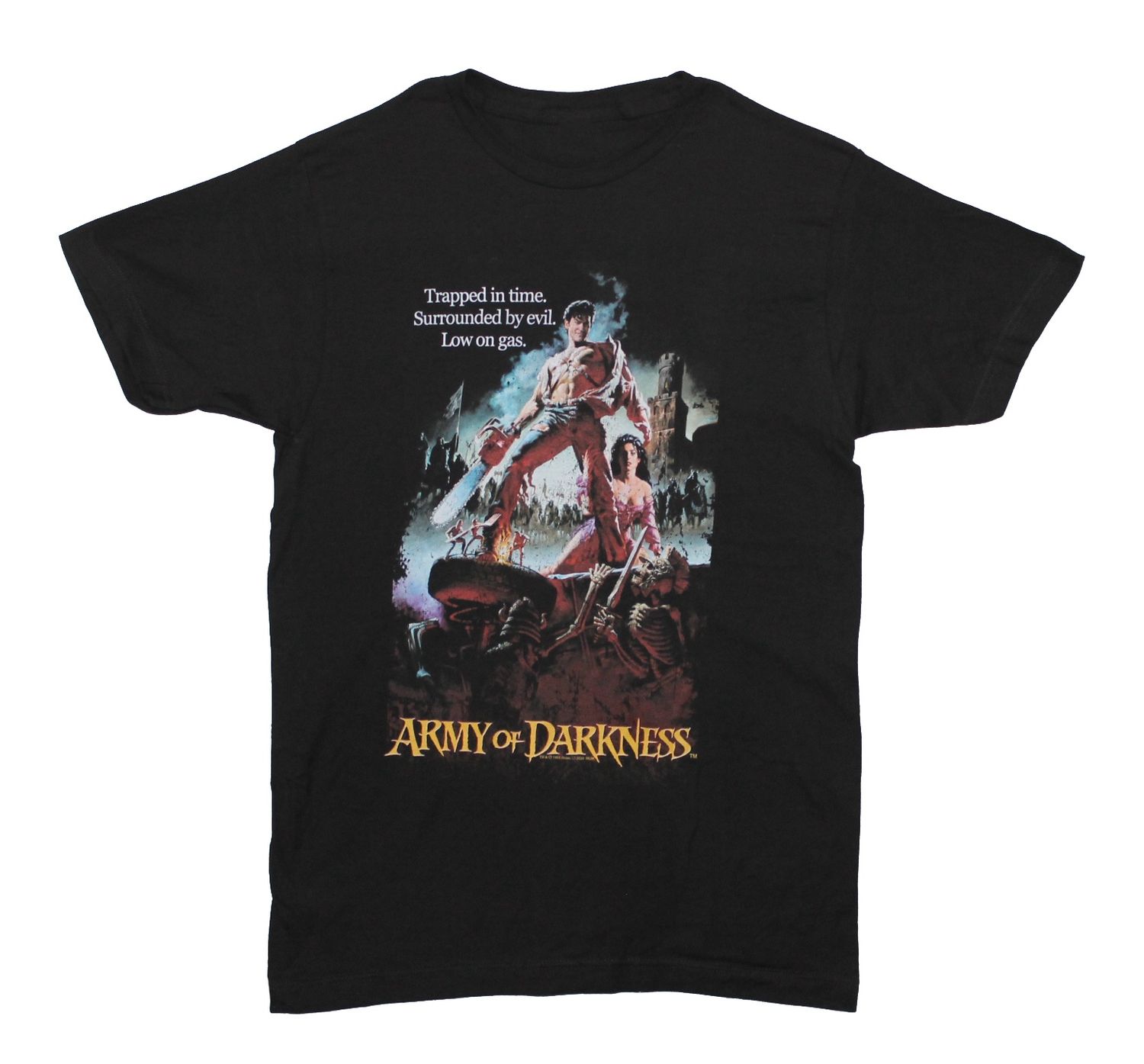 Army of Darkness Logo Trapped in Time - Black