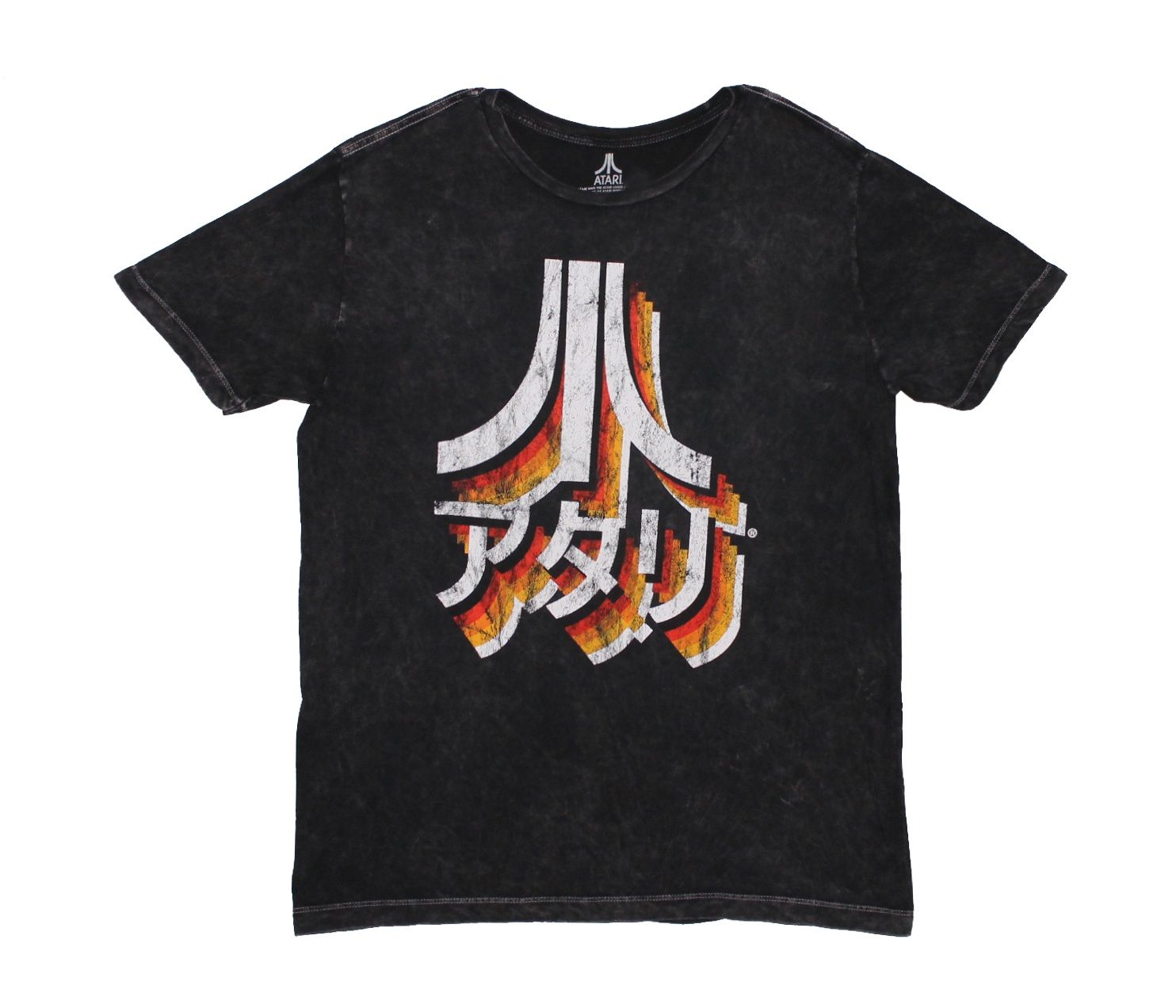 Atari Retro Logo Japanese - Washed Black